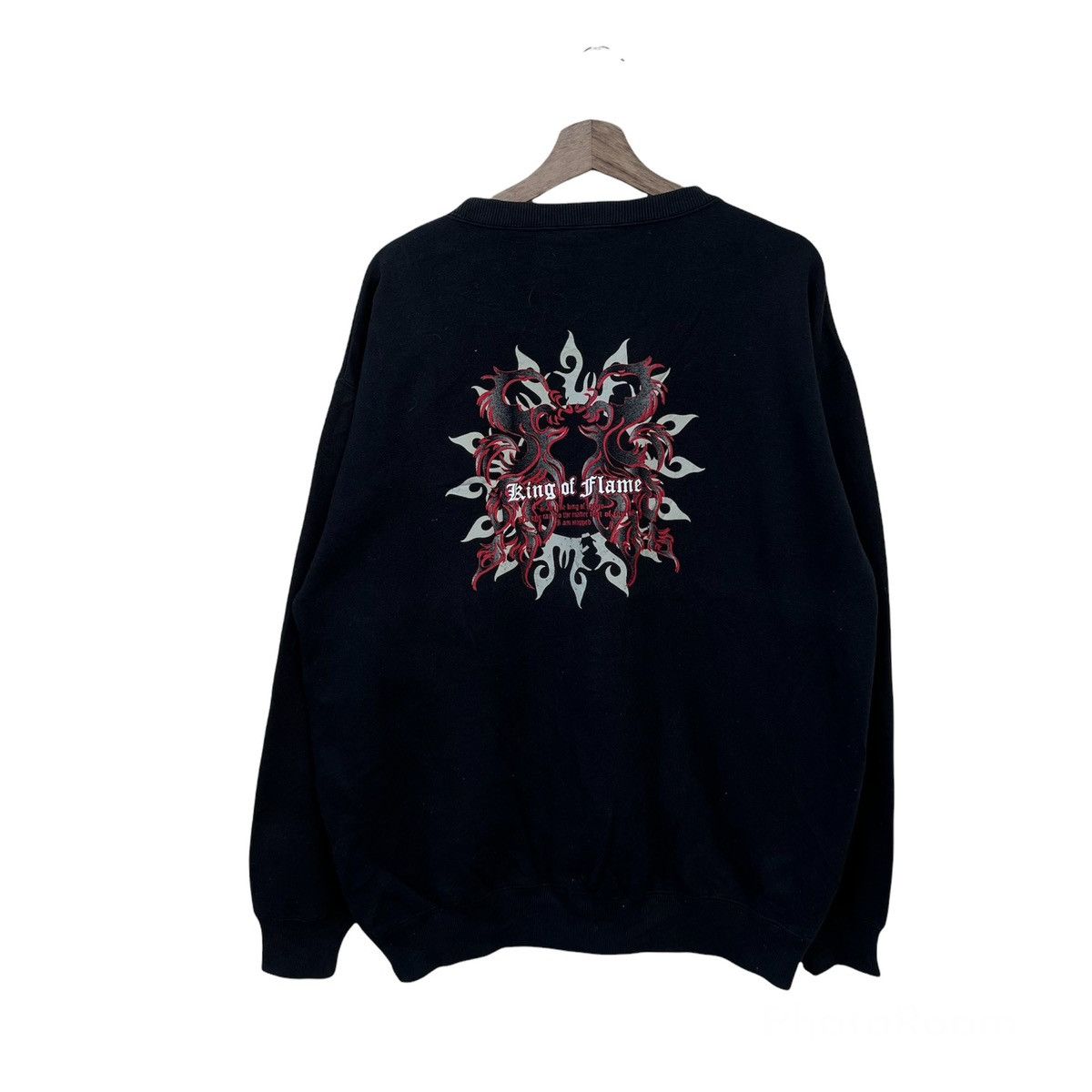 Japanese Brand KING OF FLAME BIG LOGO INSPIRED BY CHROME HEARTS STYLE Size US L / EU 52-54 / 3 - 1 Thumbnail