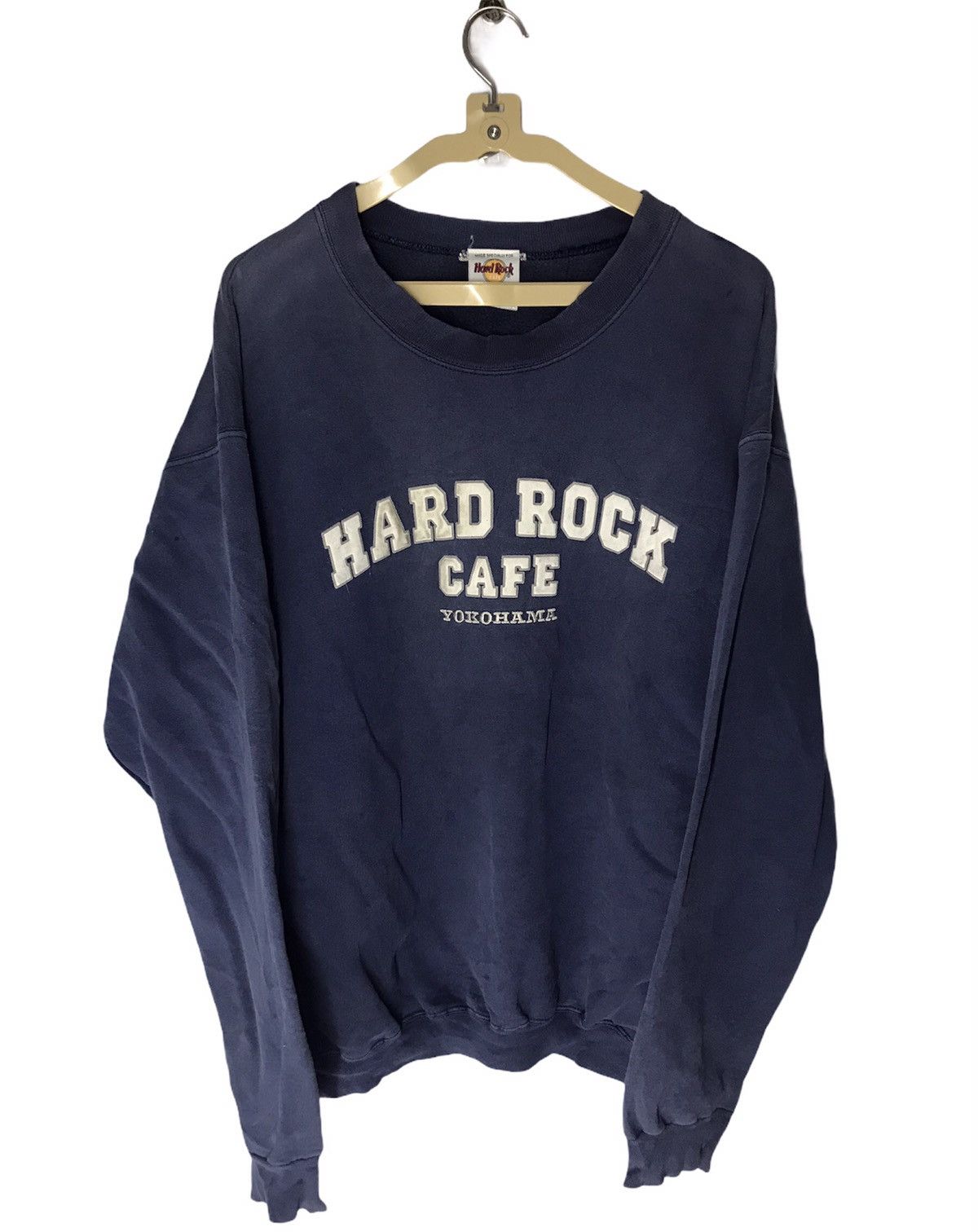 Hard Rock Cafe × Vintage Vintage Hard Rock Cafe Yokohama spellout crewneck Size US L / EU 52-54 / 3 - 1 Thumbnail