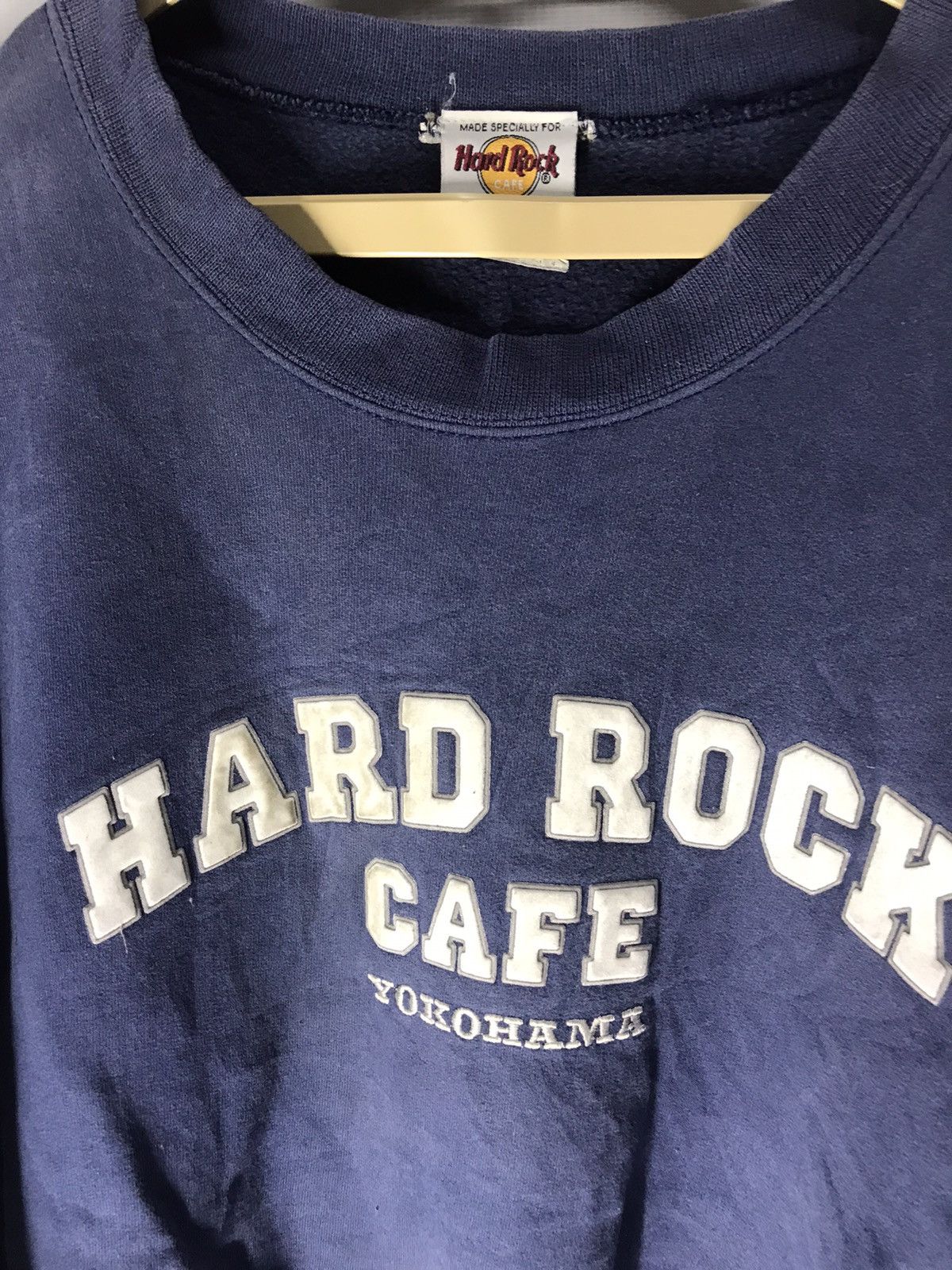 Hard Rock Cafe × Vintage Vintage Hard Rock Cafe Yokohama spellout crewneck Size US L / EU 52-54 / 3 - 3 Thumbnail