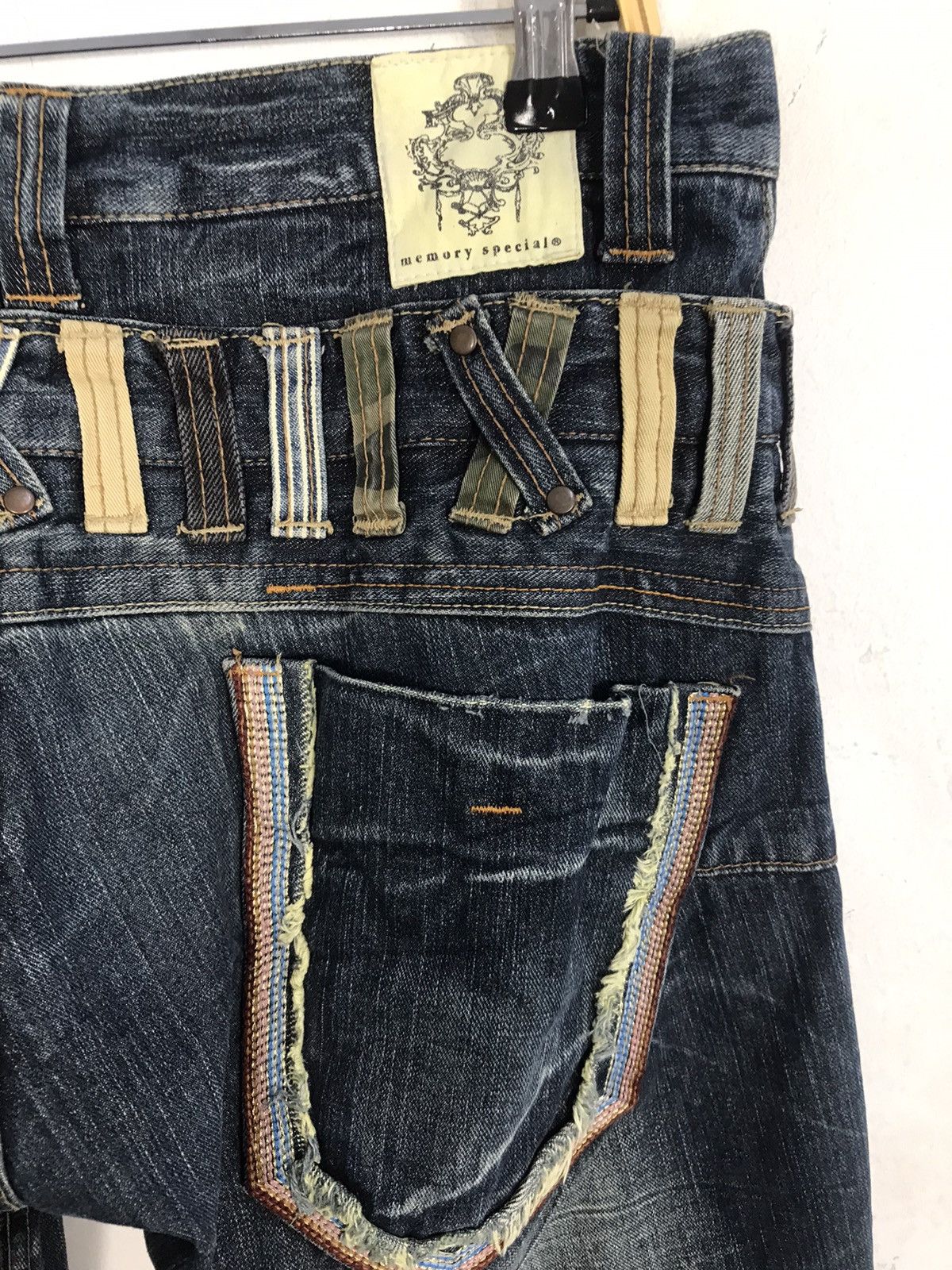 Japanese Brand Vintage Memory Special Double Waist Lightning Design Size US 34 / EU 50 - 11 Thumbnail