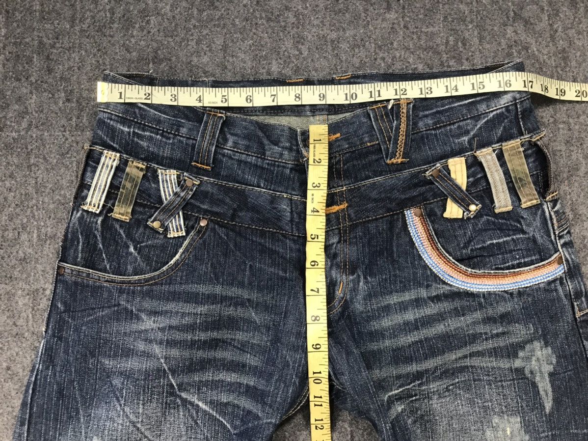Japanese Brand Vintage Memory Special Double Waist Lightning Design Size US 34 / EU 50 - 17 Thumbnail