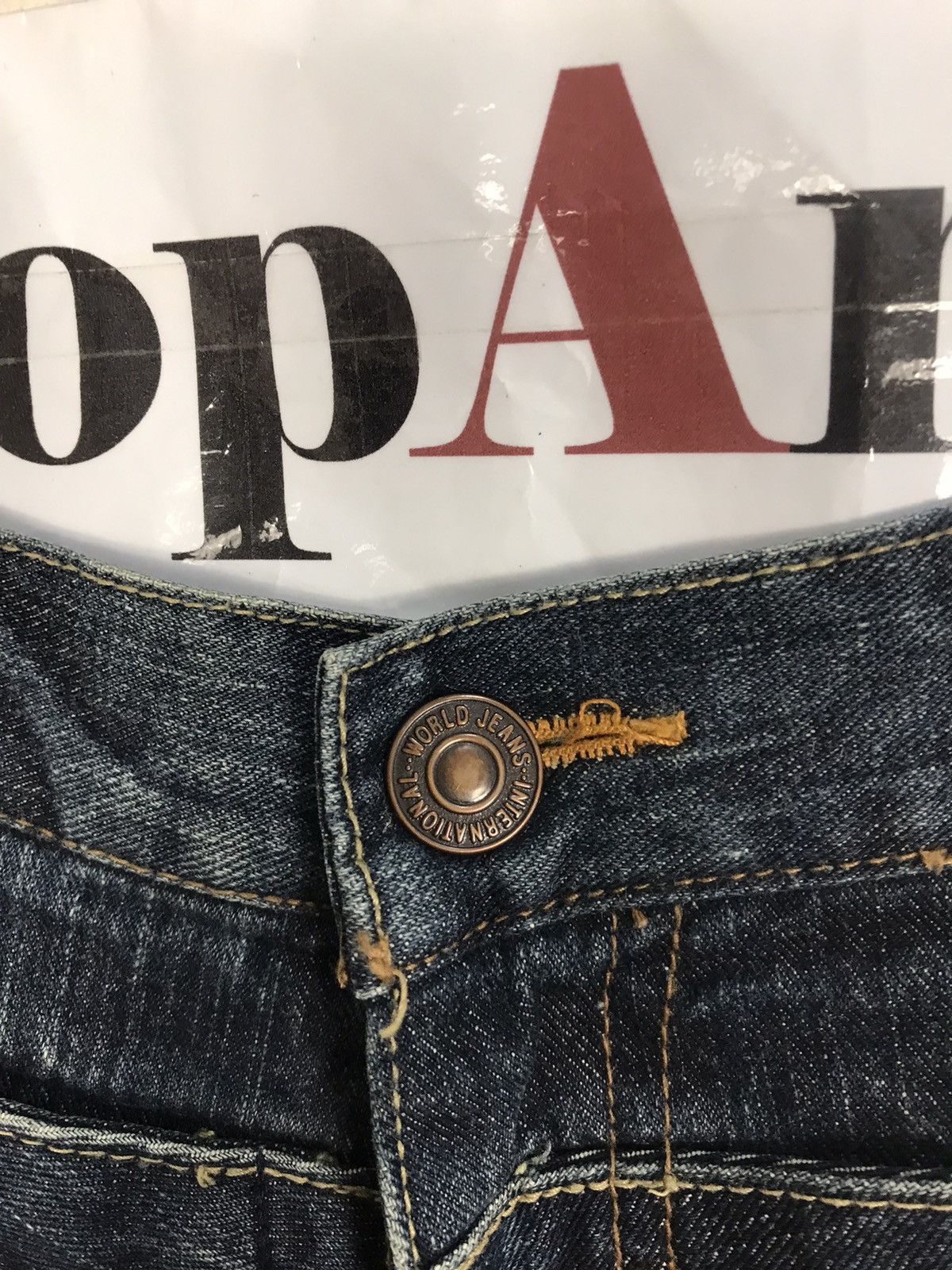 Japanese Brand Vintage Memory Special Double Waist Lightning Design Size US 34 / EU 50 - 7 Thumbnail