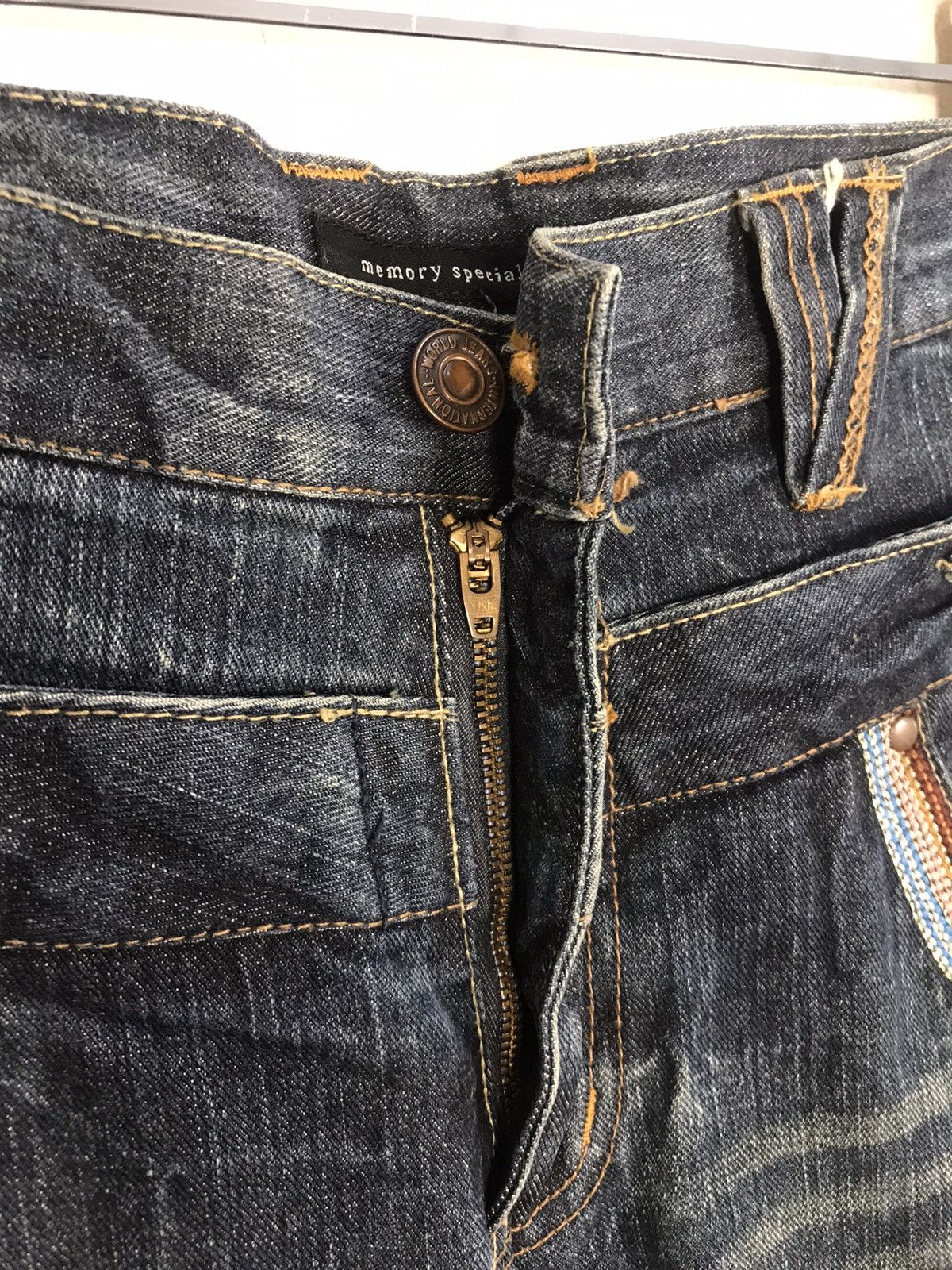 Japanese Brand Vintage Memory Special Double Waist Lightning Design Size US 34 / EU 50 - 9 Thumbnail