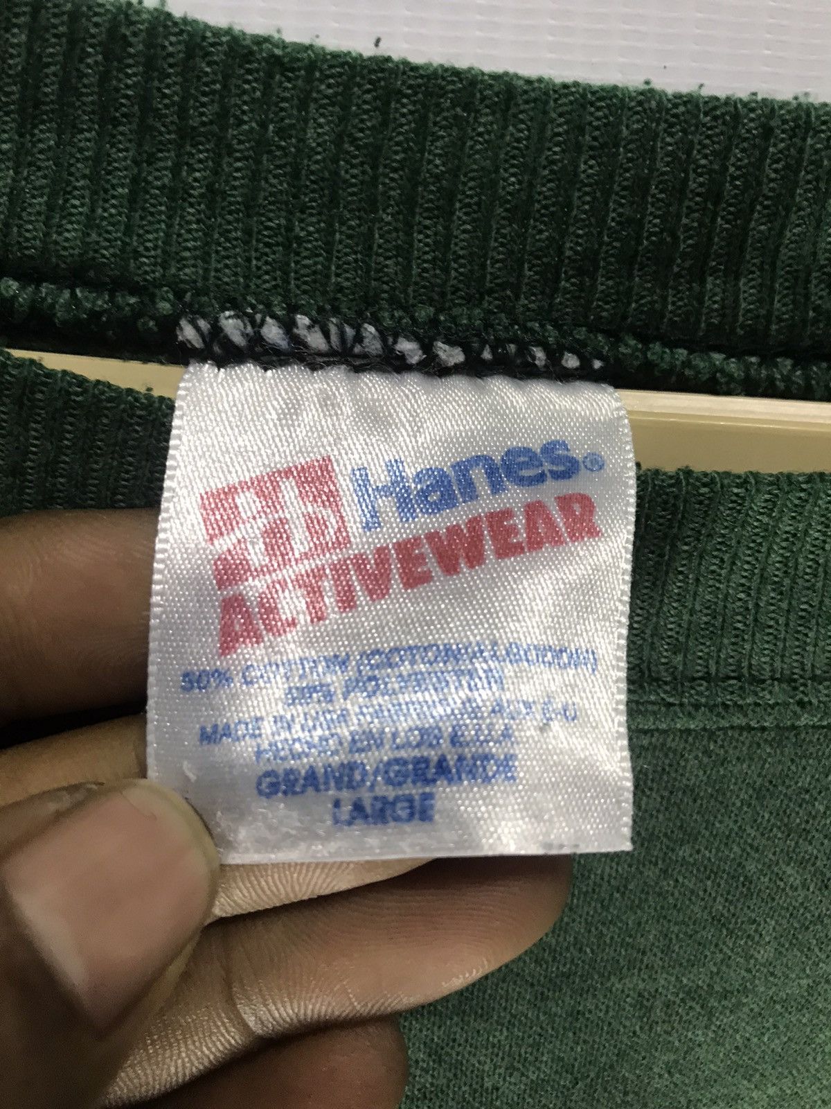 Hanes × Vintage Vintage hanes sweatshirt Size US L / EU 52-54 / 3 - 5 Thumbnail