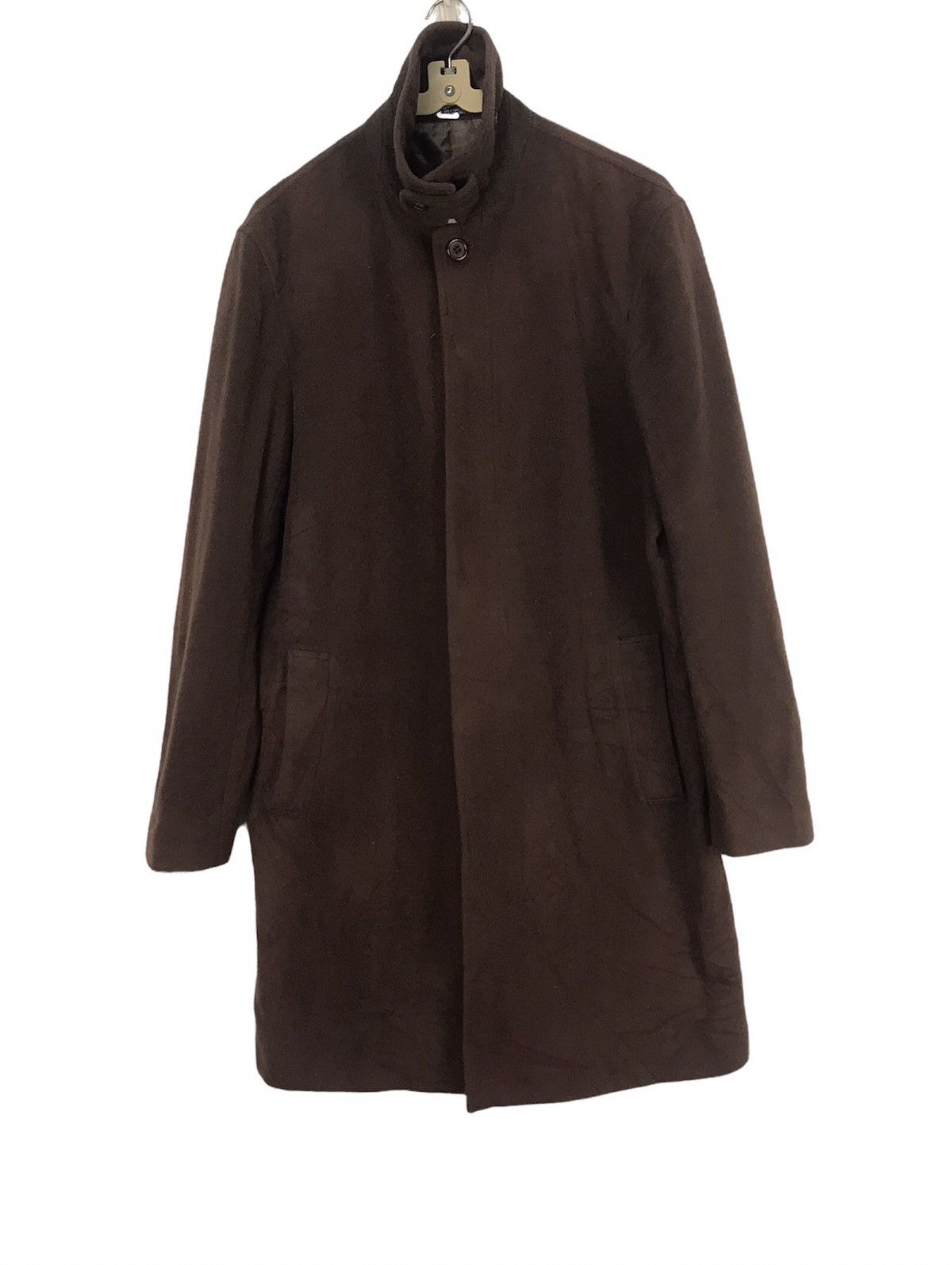Japanese Brand × Yohji Yamamoto Ined homme button up long coat jacket Size M / US 6-8 / IT 42-44 - 1 Thumbnail