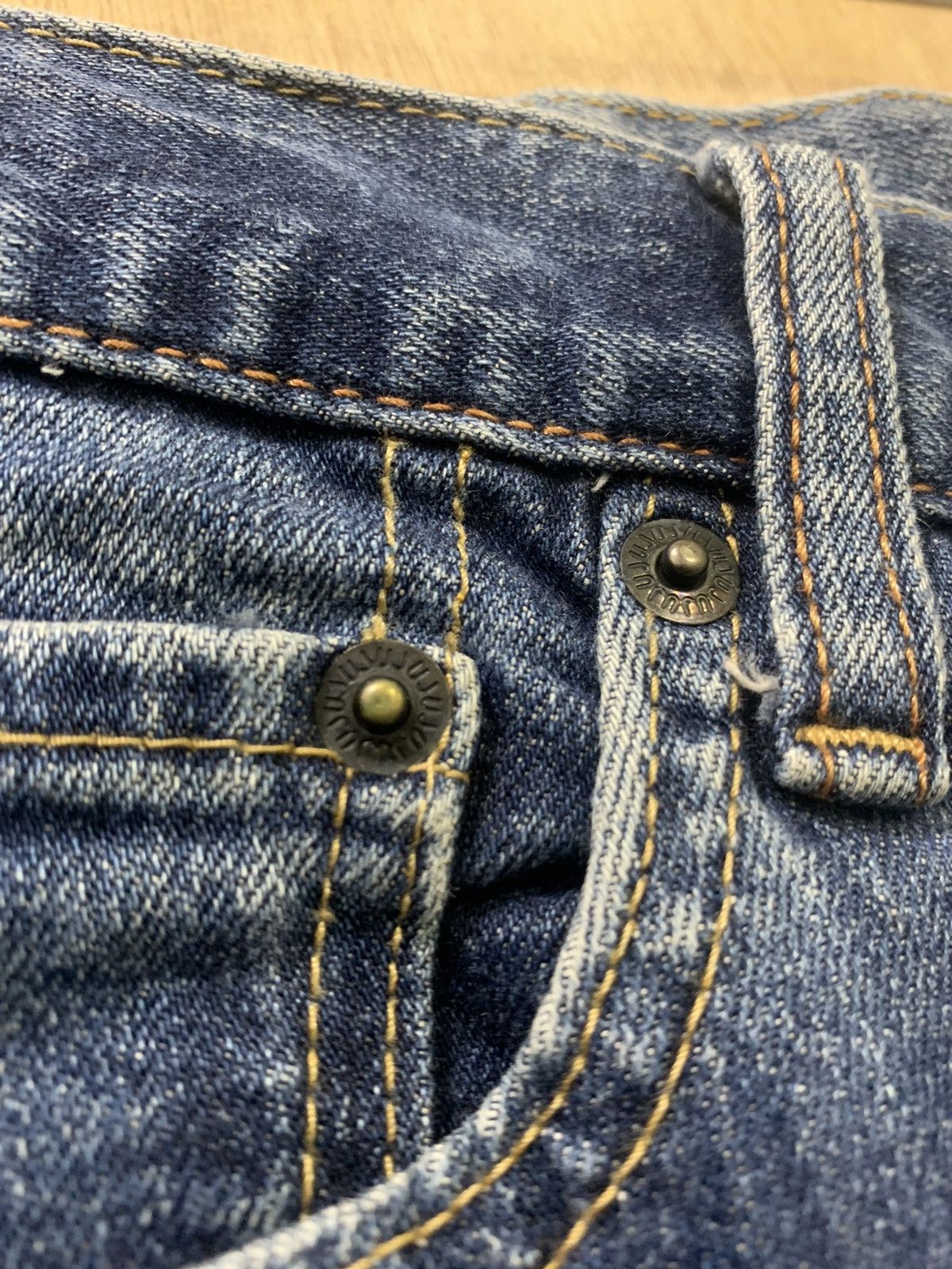 Japanese Brand × Undercover × Uniqlo UNIQLO S001 UNDERCOVER INSPIRE INDIGO STONEWASH DENIM JEANS Size US 32 / EU 48 - 8 Thumbnail