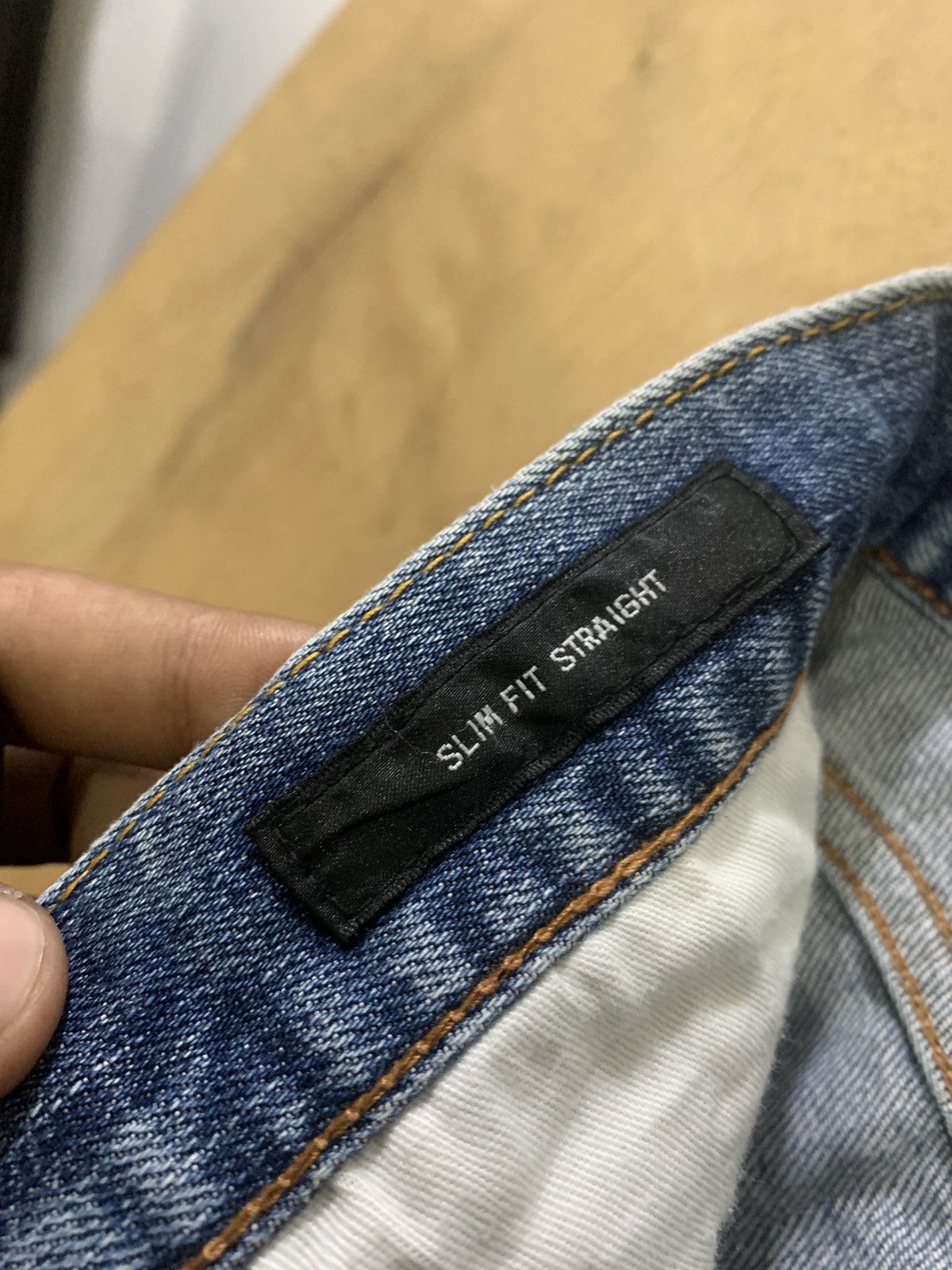 Japanese Brand × Undercover × Uniqlo UNIQLO S001 UNDERCOVER INSPIRE INDIGO STONEWASH DENIM JEANS Size US 32 / EU 48 - 18 Thumbnail