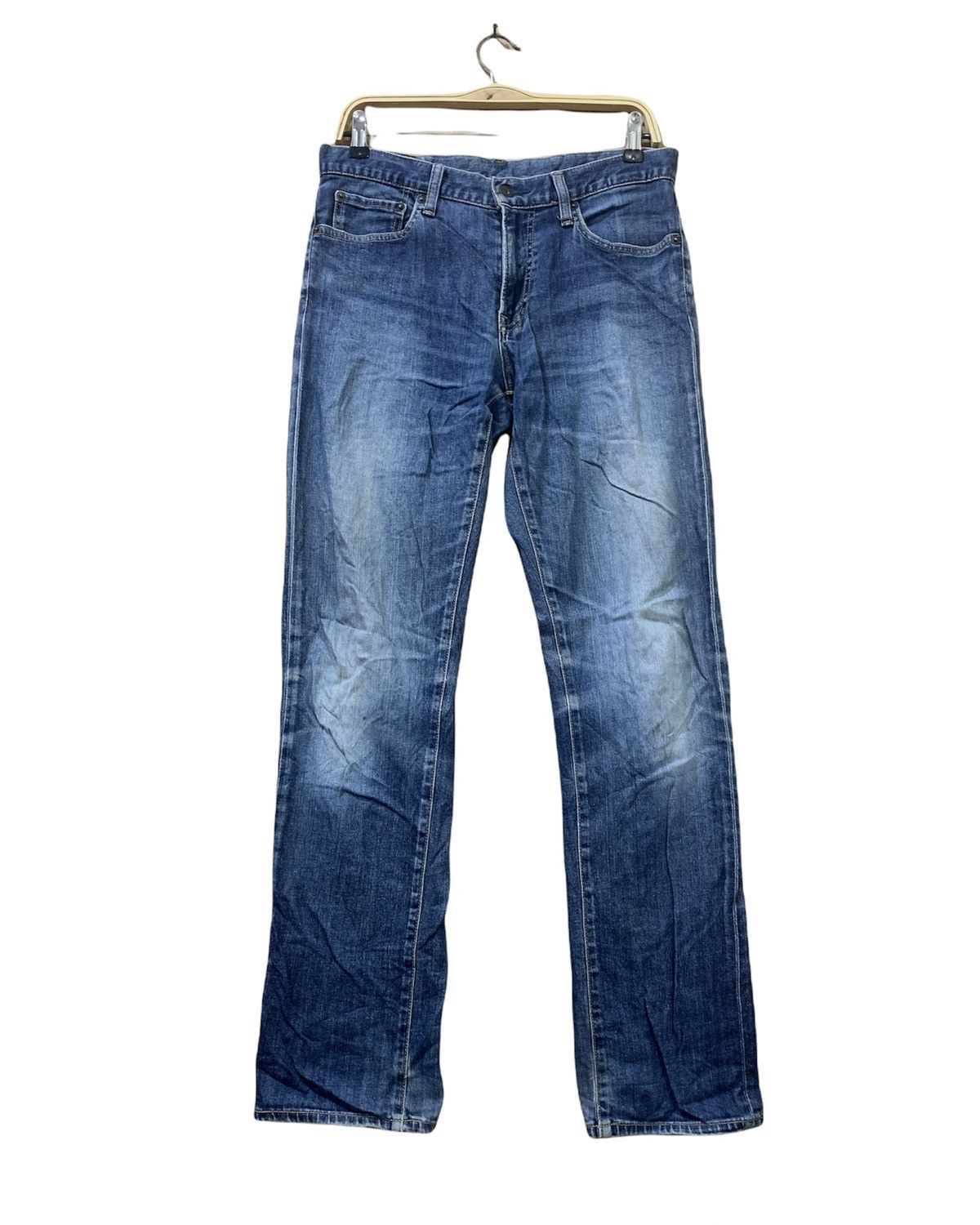 Japanese Brand × Undercover × Uniqlo UNIQLO S001 UNDERCOVER INSPIRE INDIGO STONEWASH DENIM JEANS Size US 32 / EU 48 - 1 Thumbnail