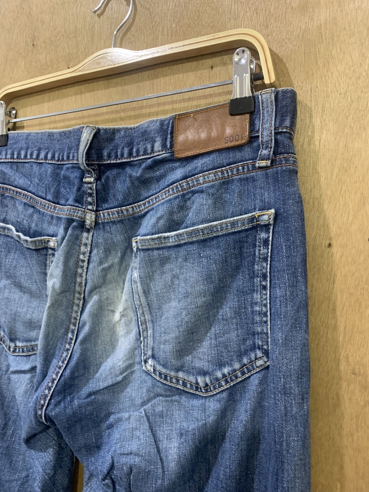 Japanese Brand × Undercover × Uniqlo UNIQLO S001 UNDERCOVER INSPIRE INDIGO STONEWASH DENIM JEANS Size US 32 / EU 48 - 13 Thumbnail