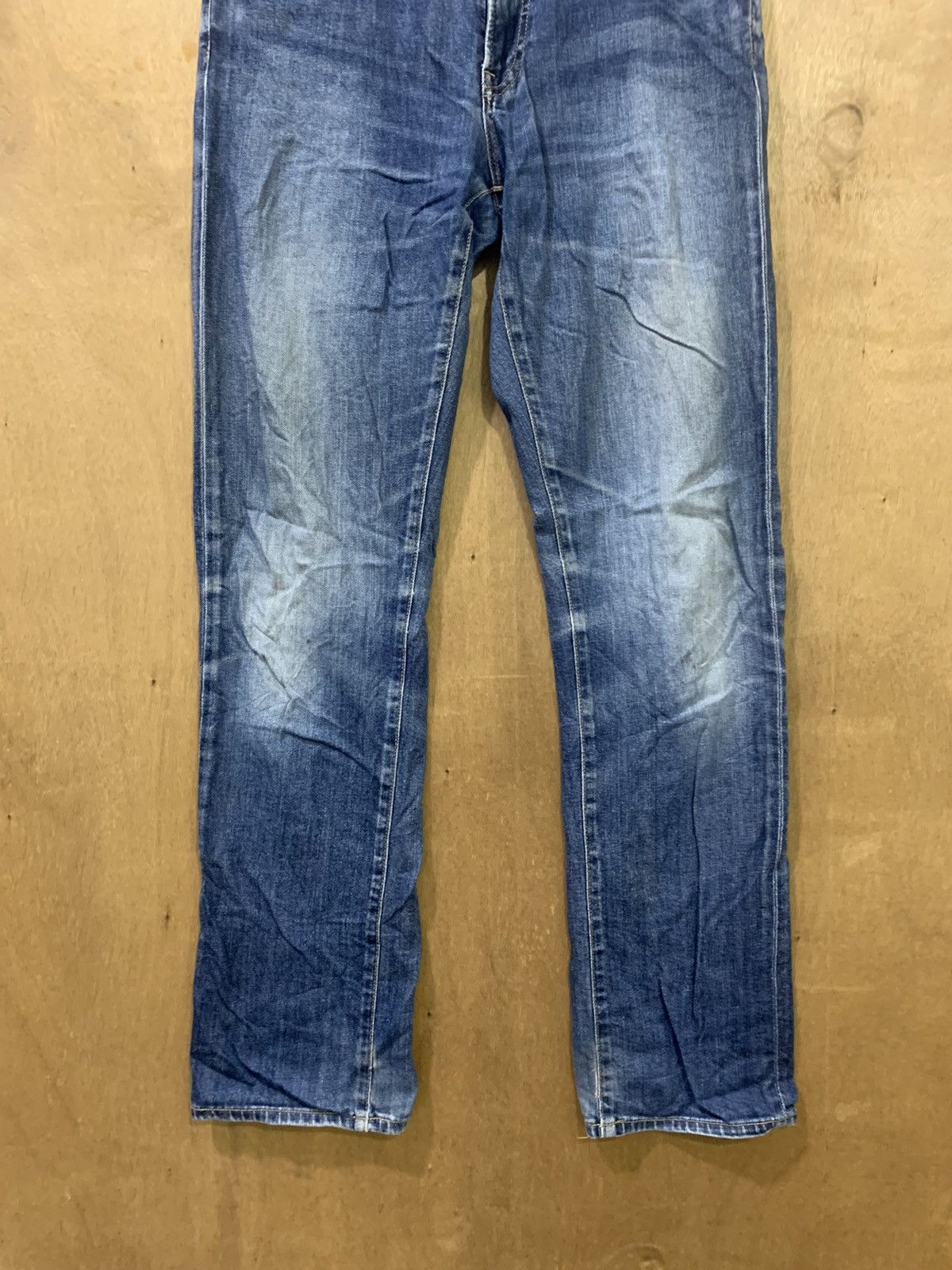 Japanese Brand × Undercover × Uniqlo UNIQLO S001 UNDERCOVER INSPIRE INDIGO STONEWASH DENIM JEANS Size US 32 / EU 48 - 5 Thumbnail