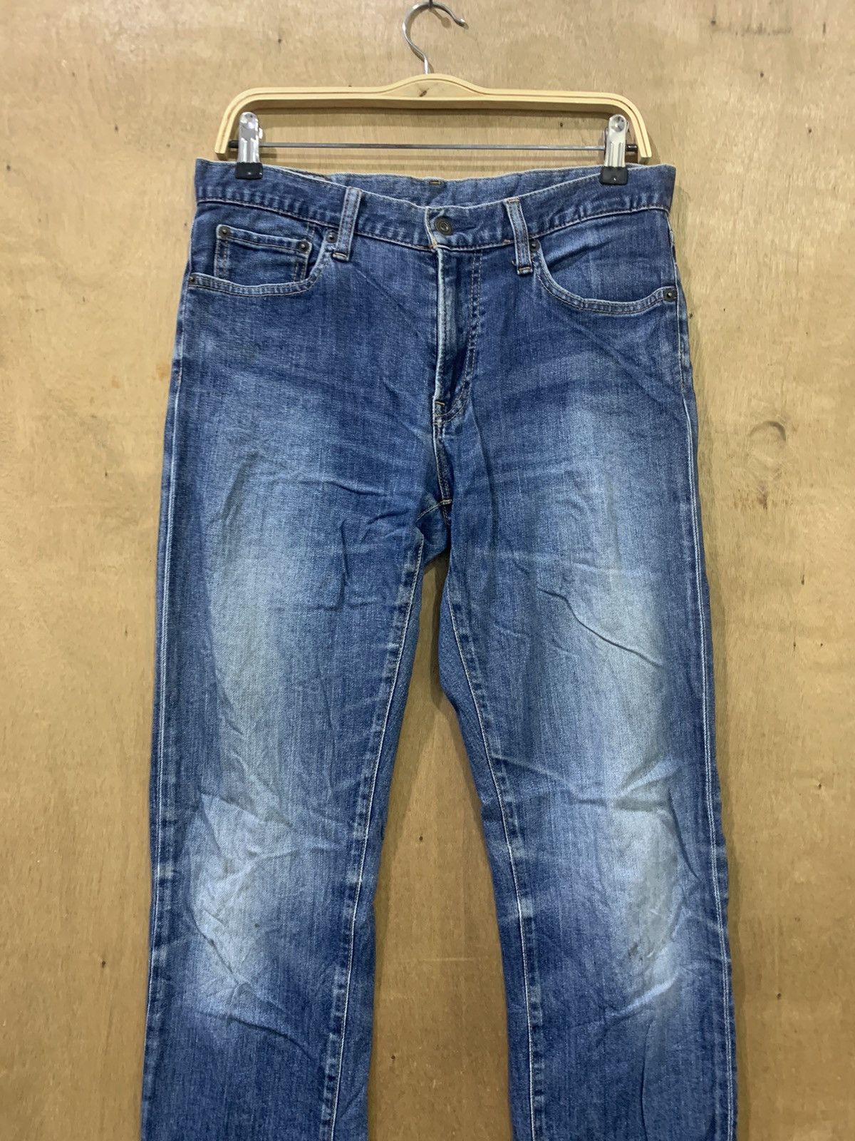 Japanese Brand × Undercover × Uniqlo UNIQLO S001 UNDERCOVER INSPIRE INDIGO STONEWASH DENIM JEANS Size US 32 / EU 48 - 4 Thumbnail
