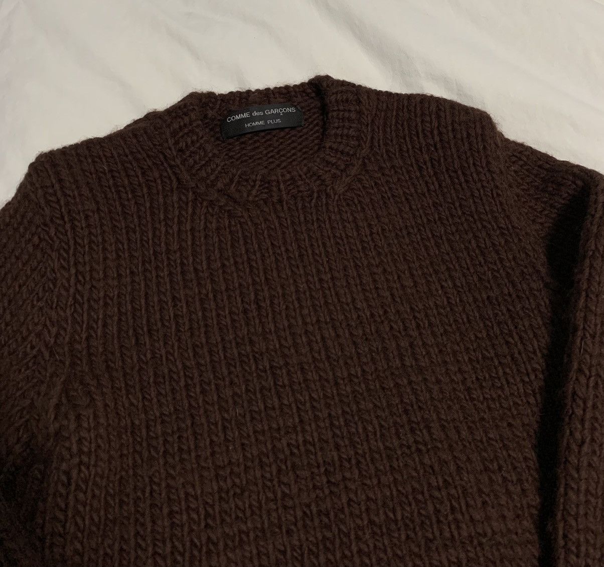 Comme des Garcons Homme Plus 1996 Comme des Garçons Homme Plus Chunky Knit Sweater Size US S / EU 44-46 / 1 - 5 Thumbnail