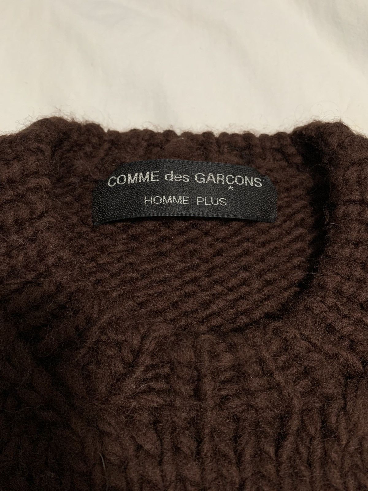 Comme des Garcons Homme Plus 1996 Comme des Garçons Homme Plus Chunky Knit Sweater Size US S / EU 44-46 / 1 - 6 Thumbnail