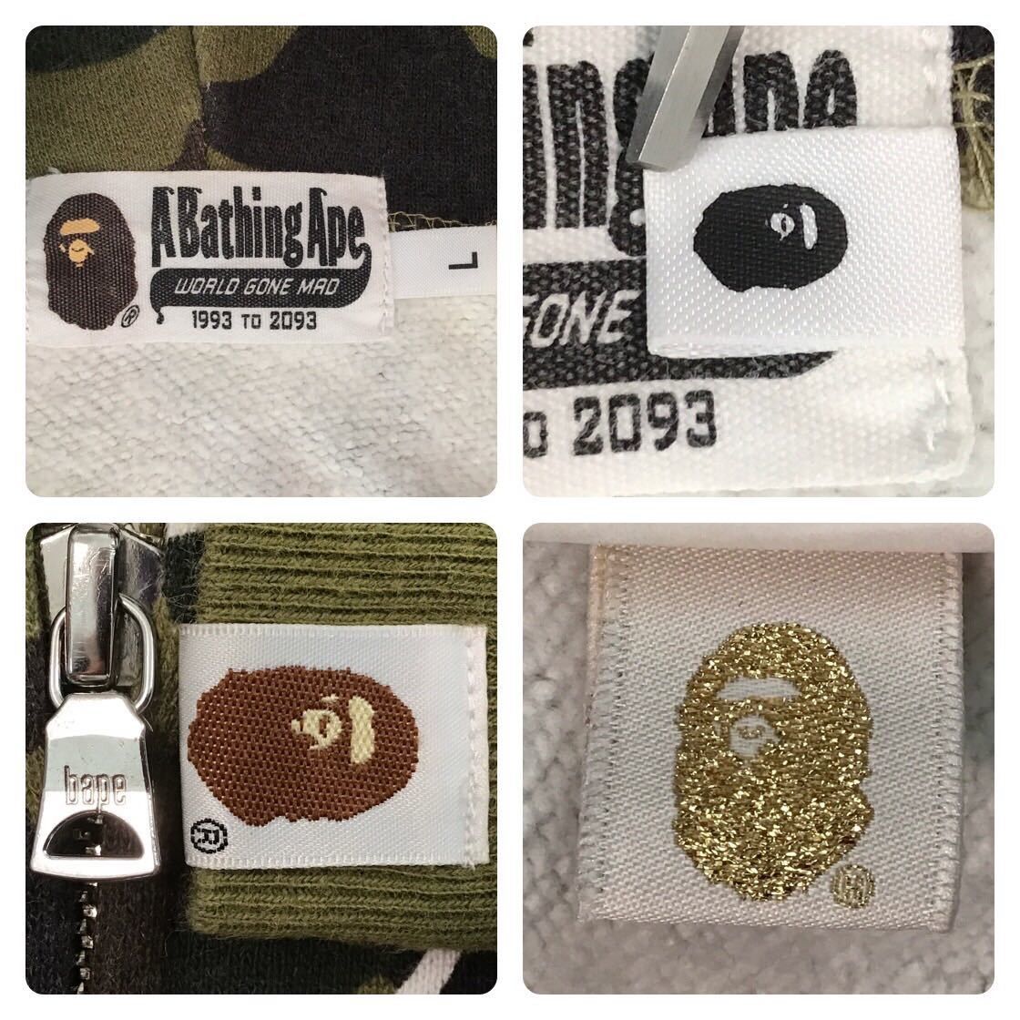Bape × Futura BAPE × futura 1st camo green full zip hoodie BAPE camo ape Size US L / EU 52-54 / 3 - 7 Thumbnail