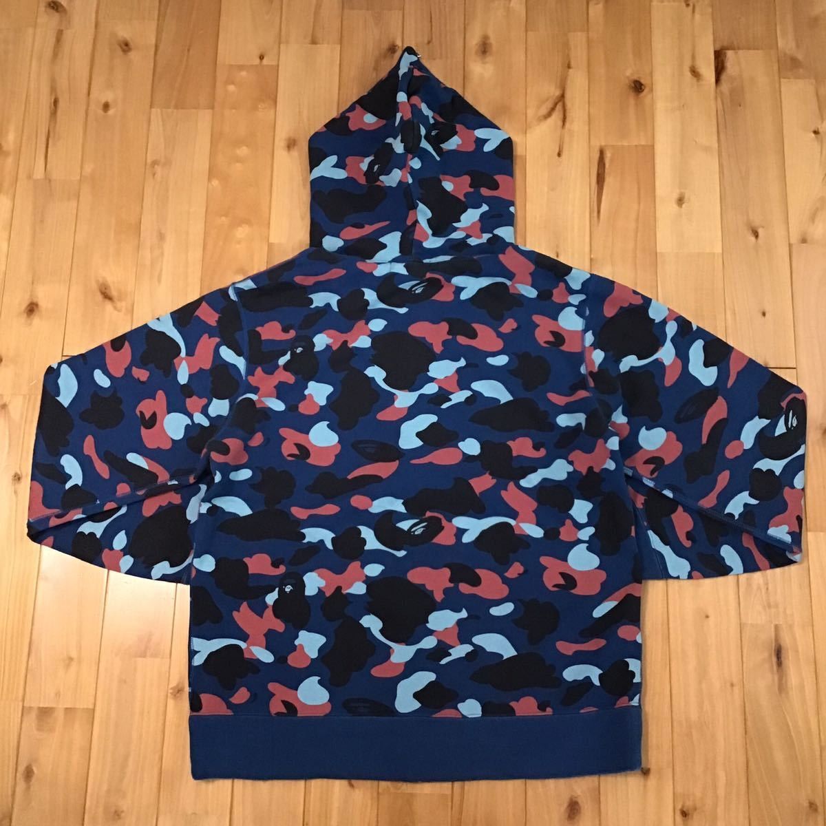 Bape × Swarovski BAPE HEAD Swarovski logo full zip hoodie multi camo Size US XXL / EU 58 / 5 - 4 Thumbnail