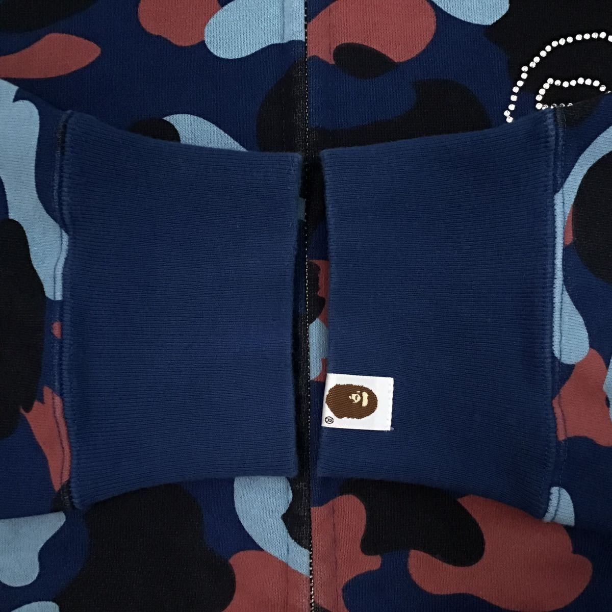 Bape × Swarovski BAPE HEAD Swarovski logo full zip hoodie multi camo Size US XXL / EU 58 / 5 - 6 Thumbnail