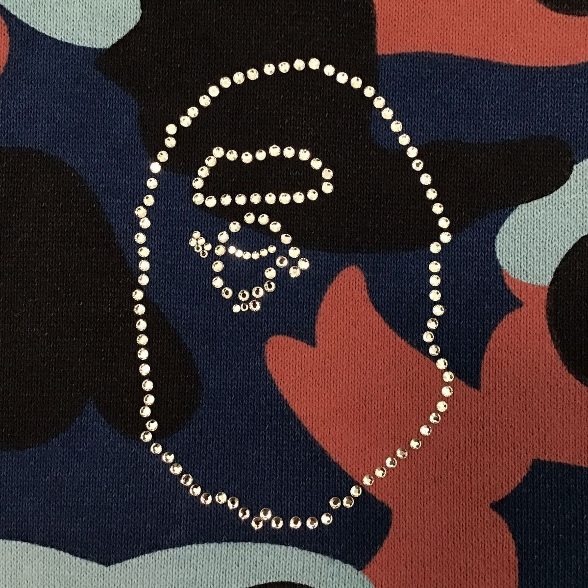 Bape × Swarovski BAPE HEAD Swarovski logo full zip hoodie multi camo Size US XXL / EU 58 / 5 - 3 Thumbnail