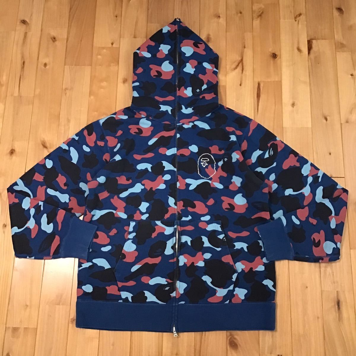 Bape × Swarovski BAPE HEAD Swarovski logo full zip hoodie multi camo Size US XXL / EU 58 / 5 - 2 Thumbnail