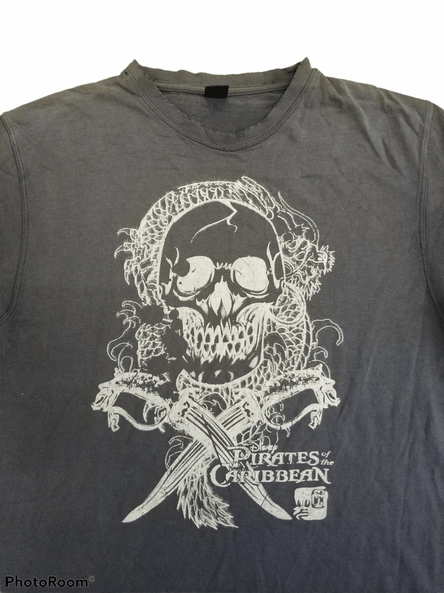 Japanese Brand 🔥Distressed Faded Pirates of The Carribbean Tees Size US M / EU 48-50 / 2 - 4 Thumbnail
