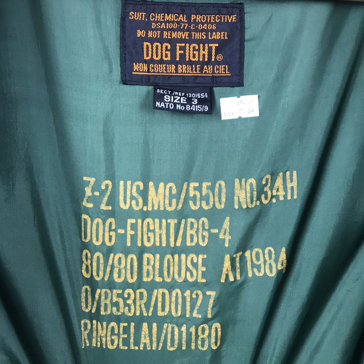 Japanese Brand VINTAGE DOG FIGHT TACTICAL BOMBER JACKET Size US L / EU 52-54 / 3 - 8 Thumbnail