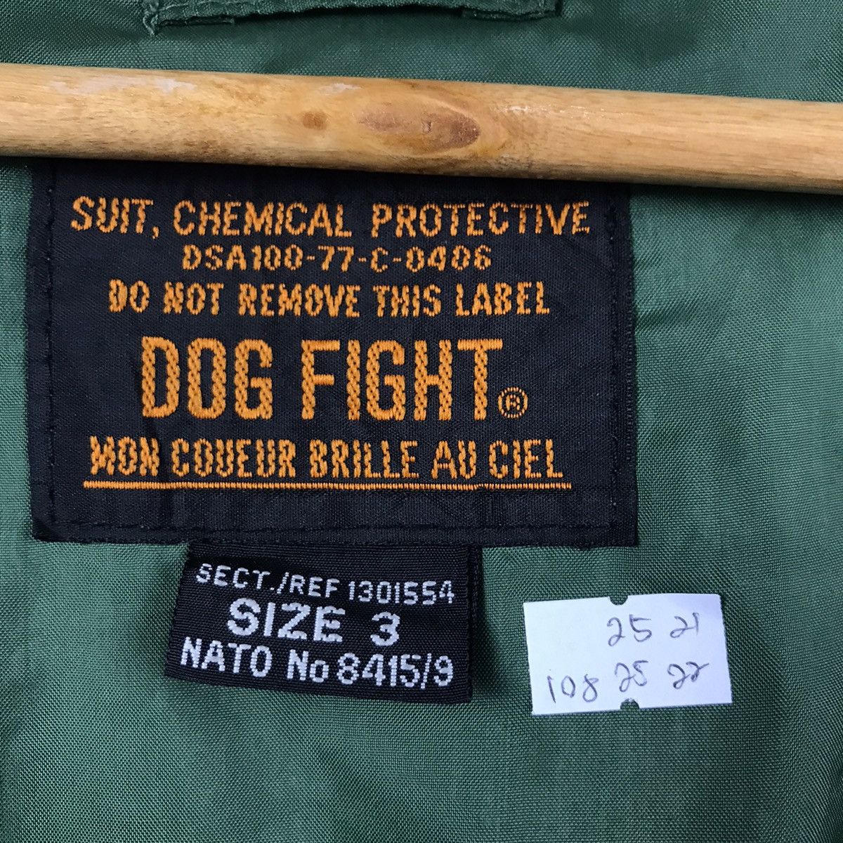 Japanese Brand VINTAGE DOG FIGHT TACTICAL BOMBER JACKET Size US L / EU 52-54 / 3 - 9 Thumbnail