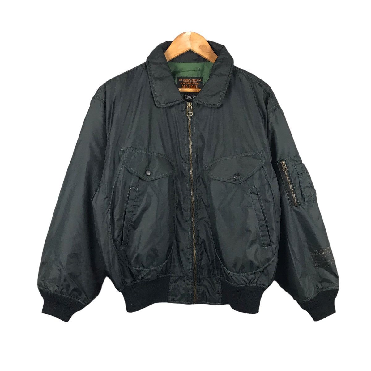 Japanese Brand VINTAGE DOG FIGHT TACTICAL BOMBER JACKET Size US L / EU 52-54 / 3 - 1 Thumbnail