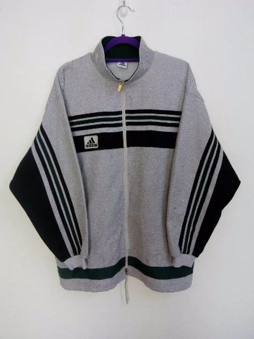 Adidas Vintage Adidas 3 stripe Jacket Size US L / EU 52-54 / 3 - 1 Thumbnail