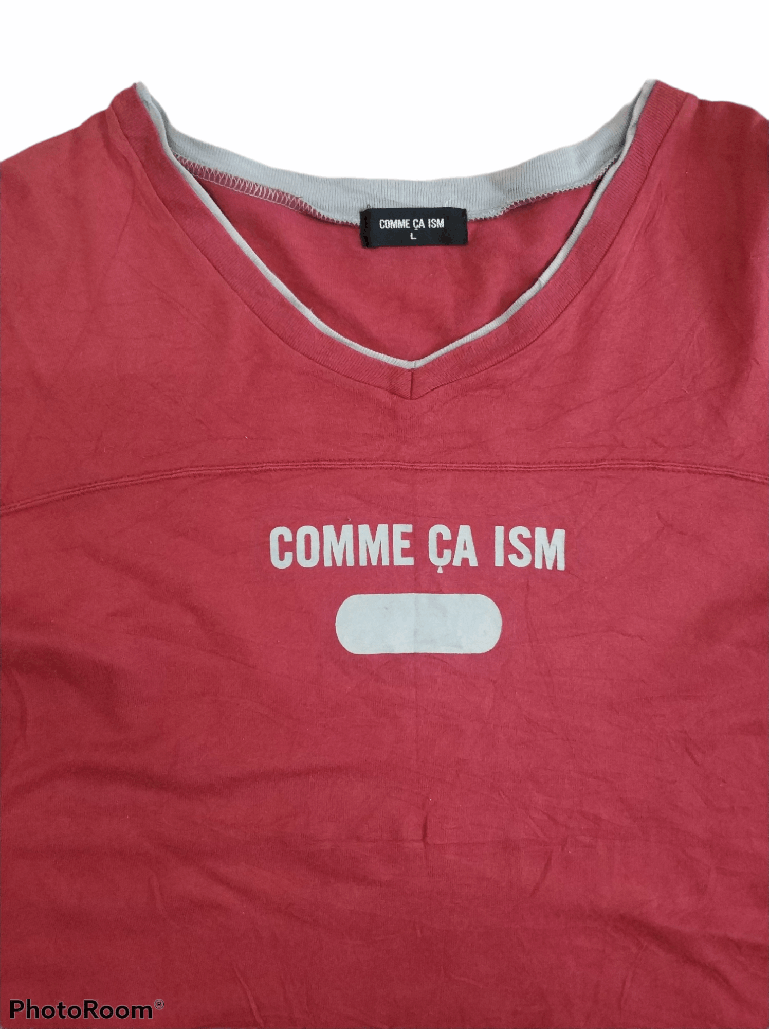 Comme Ca Ism 🔥Red Comme Ca Ism🔥 V Neck Tees Size US M / EU 48-50 / 2 - 2 Thumbnail