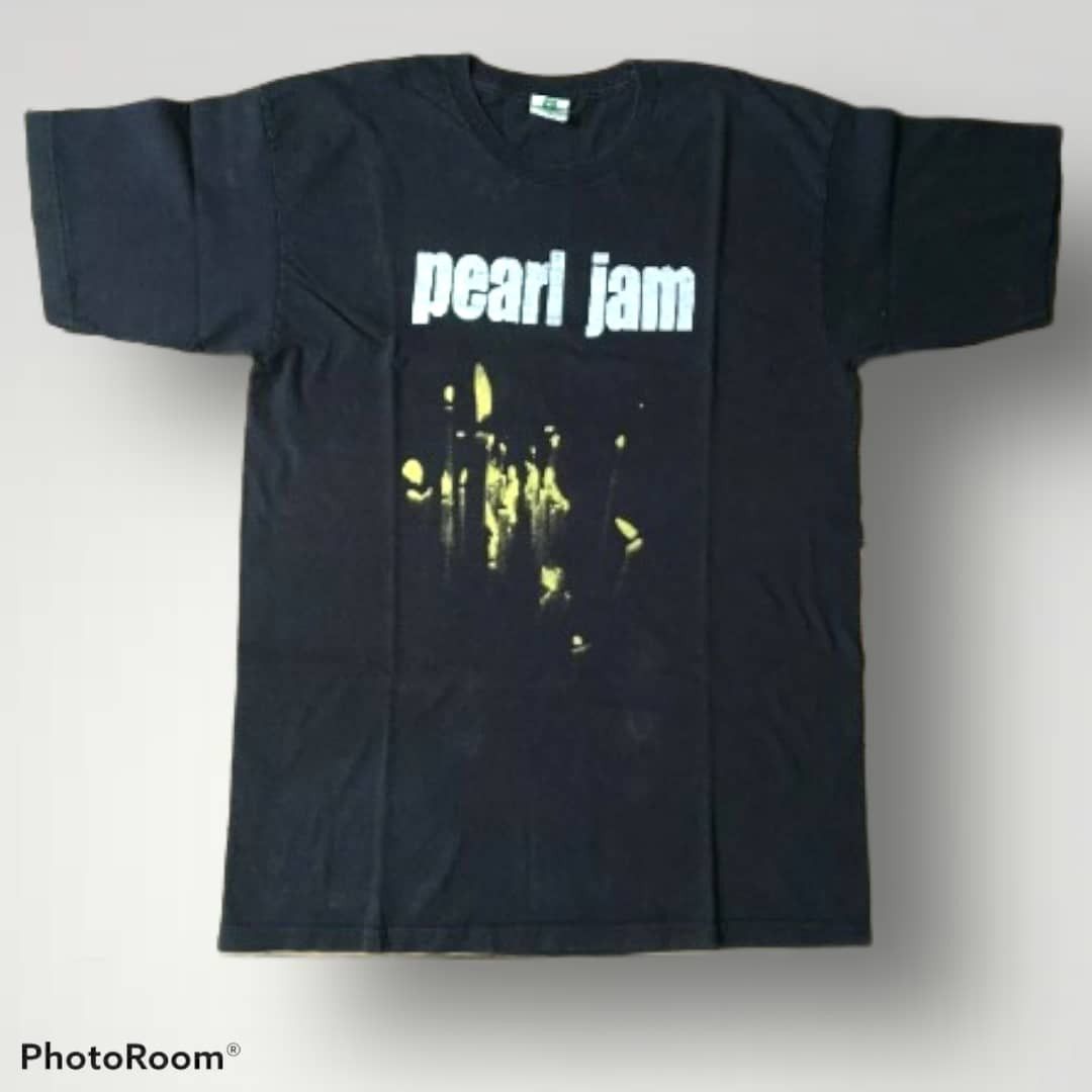 Tour Tee Pearl Jam Black T-shirt Genuine Bayside tee Made In USA, | Grailed