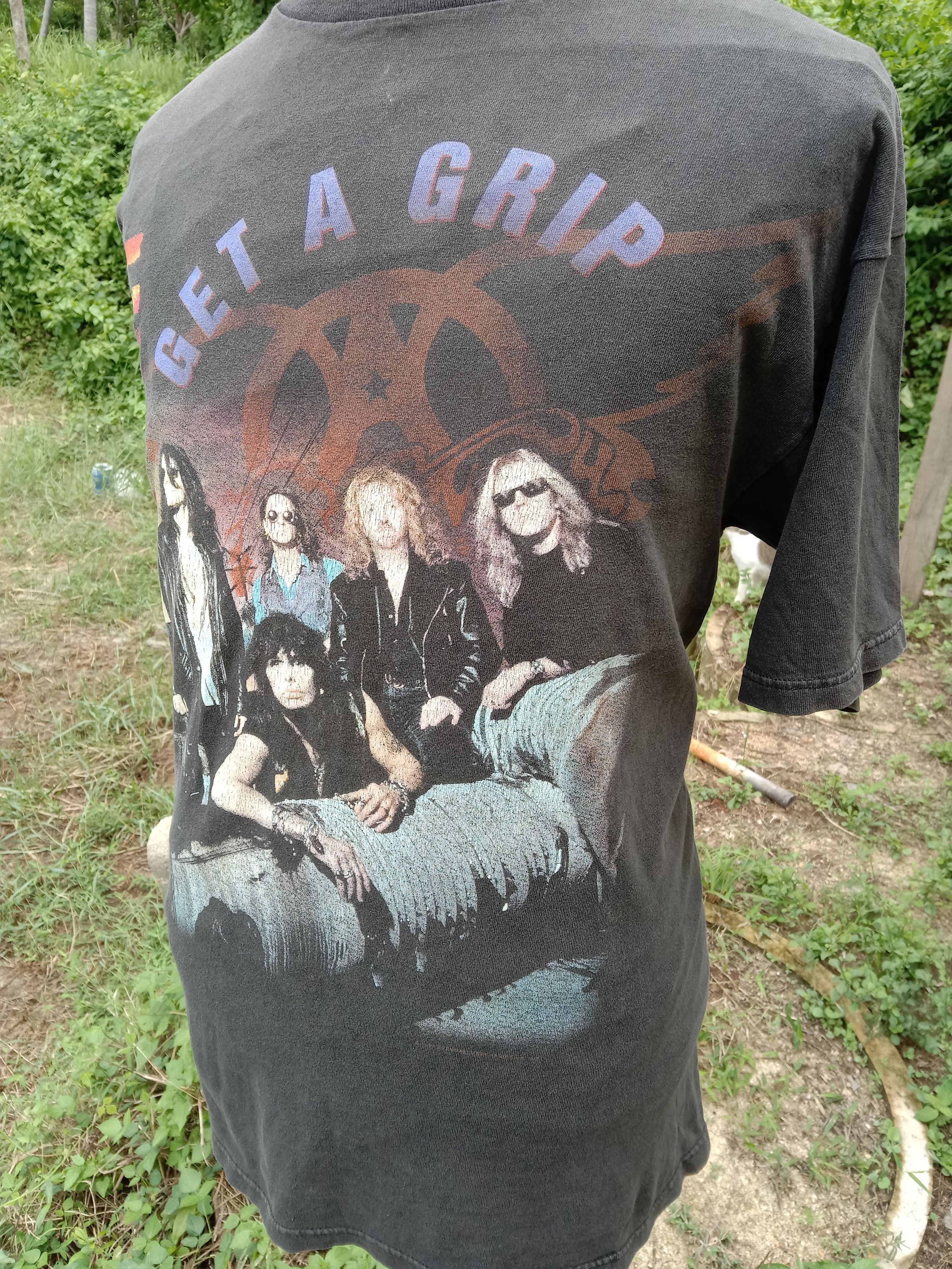 Band Tees vintage 90s aerosmith tour 94 giants tag shirt Size US XL / EU 56 / 4 - 4 Thumbnail