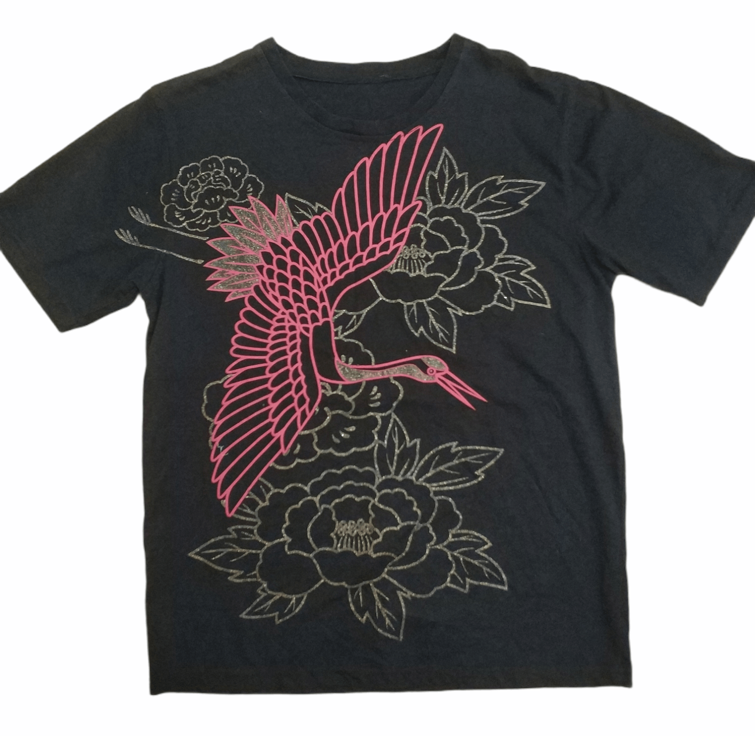 Japanese Brand 🔥Overprint Flying Swan Sukajan Tees Size US M / EU 48-50 / 2 - 1 Thumbnail