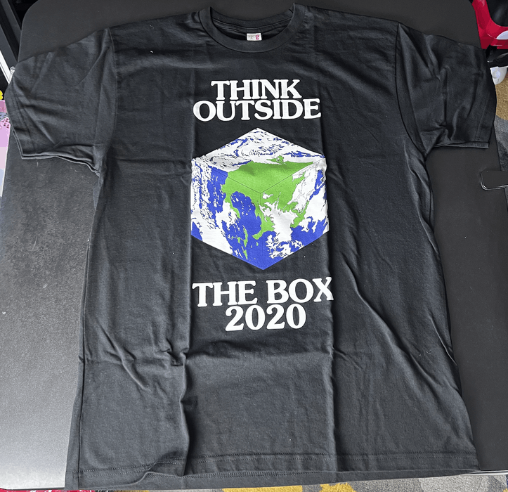 Virgil Abloh Canary Yellow x Think Outside the Box T-Shirt White