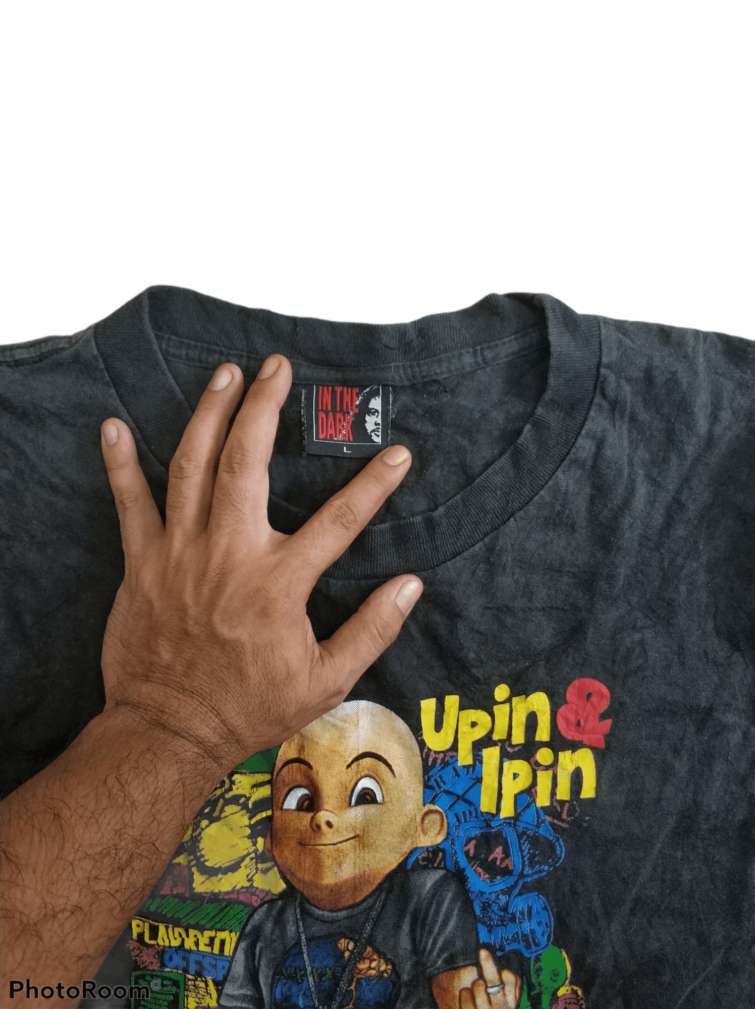 Anime 🔥Distressed Upin Ipin Famous Cartoon Fuck Up Tees Size US M / EU 48-50 / 2 - 3 Thumbnail