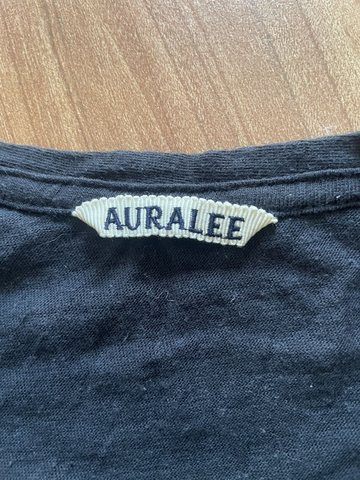 Auralee Auralee Cotton V-neck Tshirt Size US S / EU 44-46 / 1 - 3 Thumbnail