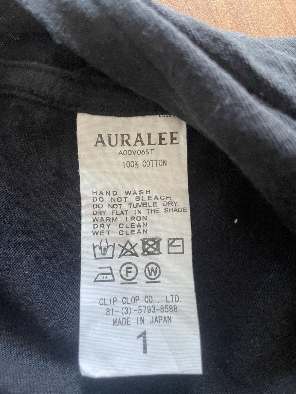 Auralee Auralee Cotton V-neck Tshirt Size US S / EU 44-46 / 1 - 4 Thumbnail