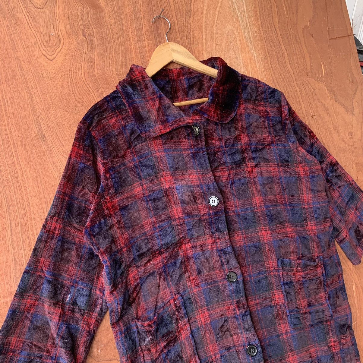 Japanese Brand Vintage Parka coat fleece jacket inspired by burberry Size US L / EU 52-54 / 3 - 3 Thumbnail