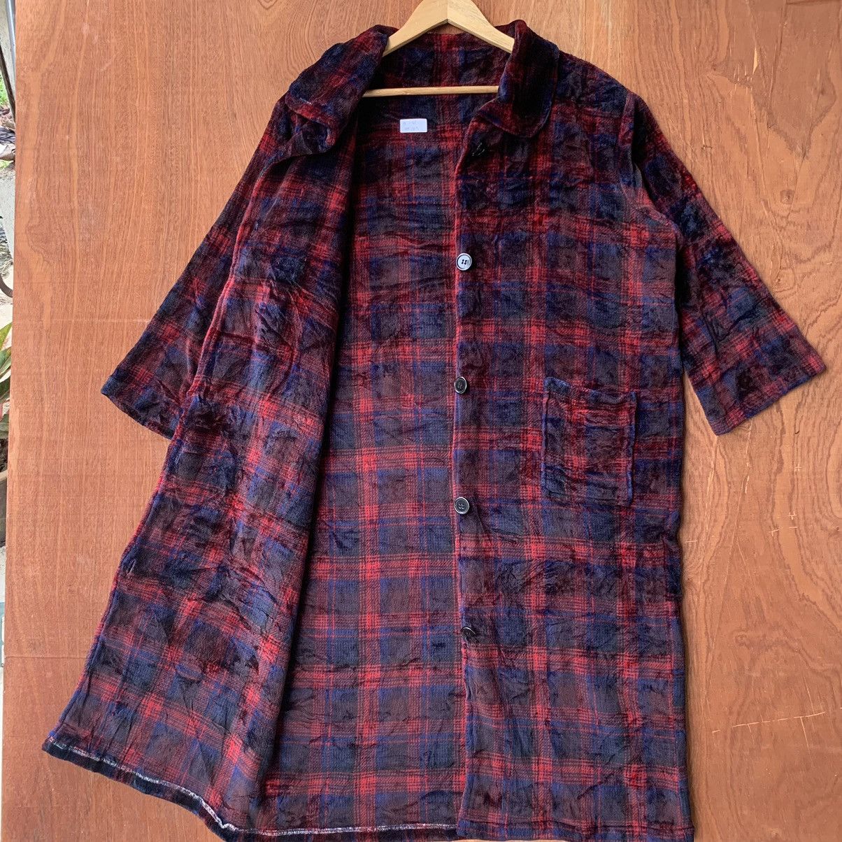 Japanese Brand Vintage Parka coat fleece jacket inspired by burberry Size US L / EU 52-54 / 3 - 5 Thumbnail