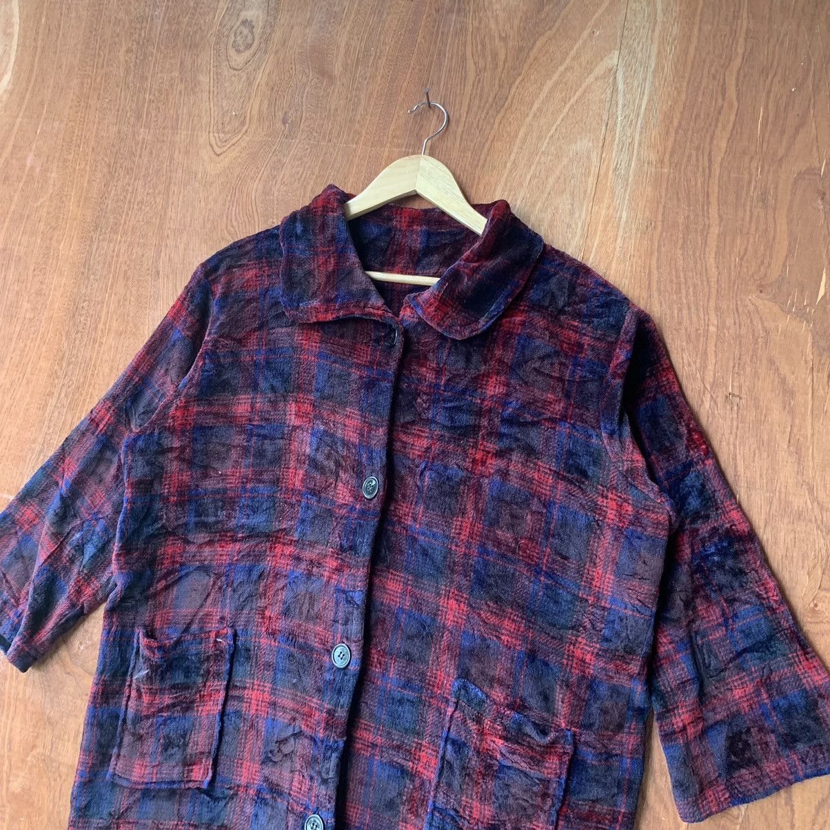 Japanese Brand Vintage Parka coat fleece jacket inspired by burberry Size US L / EU 52-54 / 3 - 4 Thumbnail