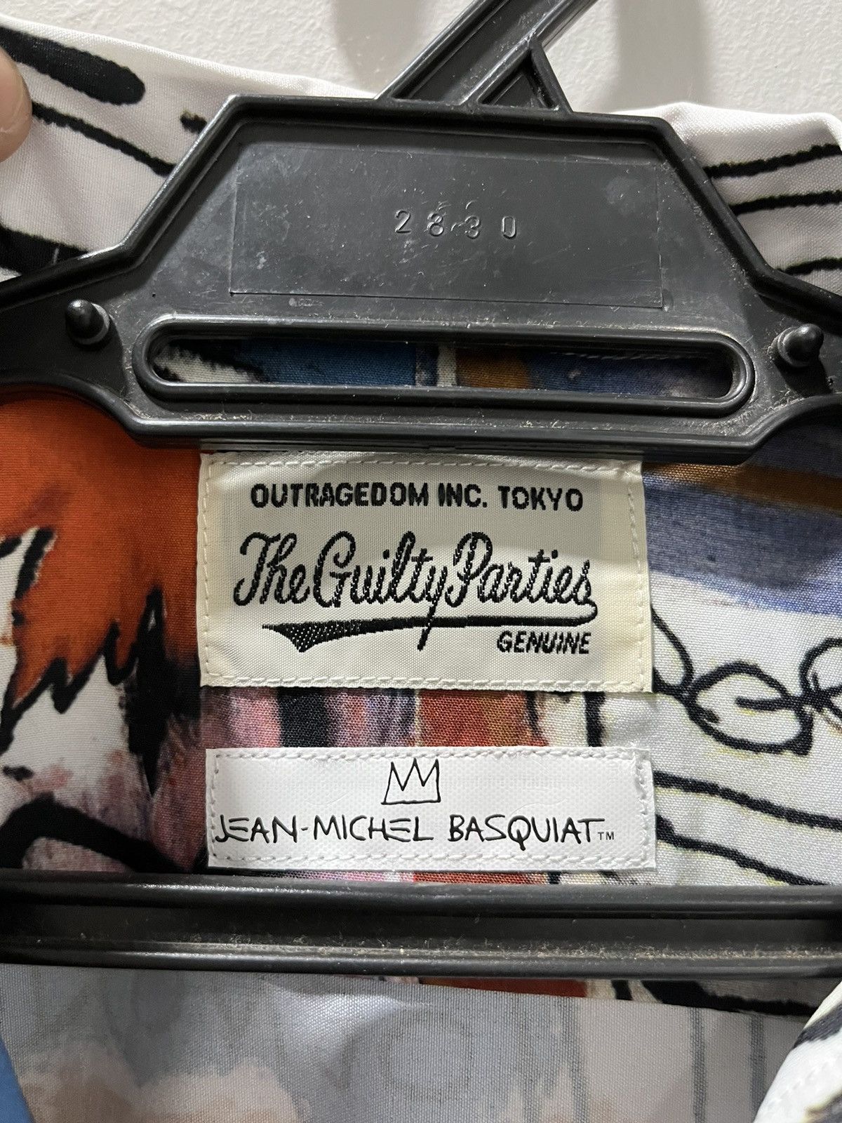 Jean-Michel Basquiat × Wacko Maria Wacko Maria X Jean-Michel Basquit X Guity Parties shirt Size US M / EU 48-50 / 2 - 9 Thumbnail