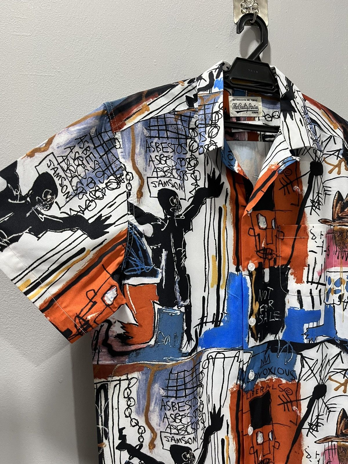 Jean-Michel Basquiat × Wacko Maria Wacko Maria X Jean-Michel Basquit X Guity Parties shirt Size US M / EU 48-50 / 2 - 4 Thumbnail