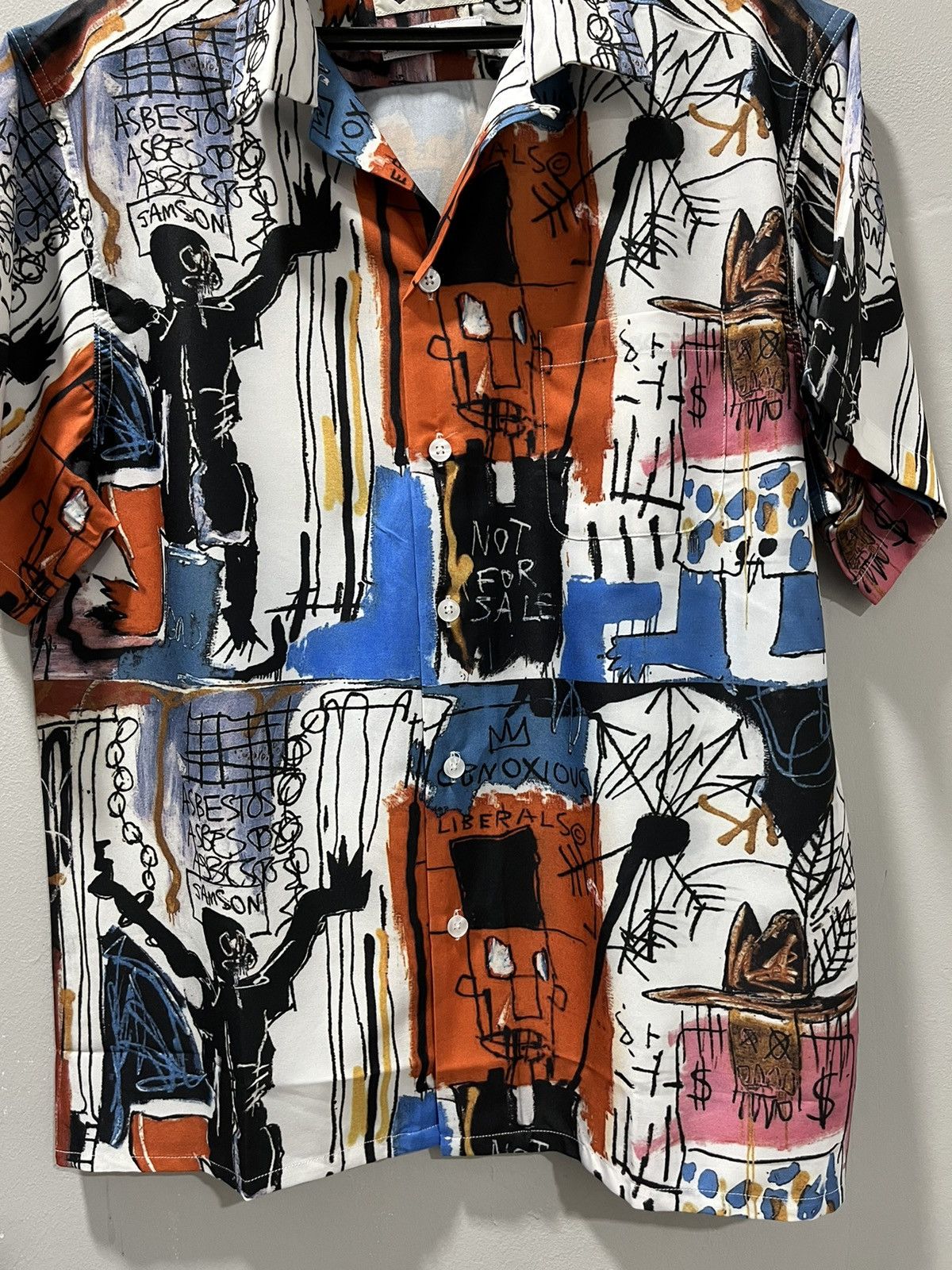 Jean-Michel Basquiat × Wacko Maria Wacko Maria X Jean-Michel Basquit X Guity Parties shirt Size US M / EU 48-50 / 2 - 6 Thumbnail