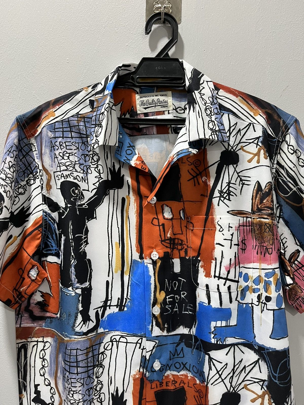 Jean-Michel Basquiat × Wacko Maria Wacko Maria X Jean-Michel Basquit X Guity Parties shirt Size US M / EU 48-50 / 2 - 3 Thumbnail