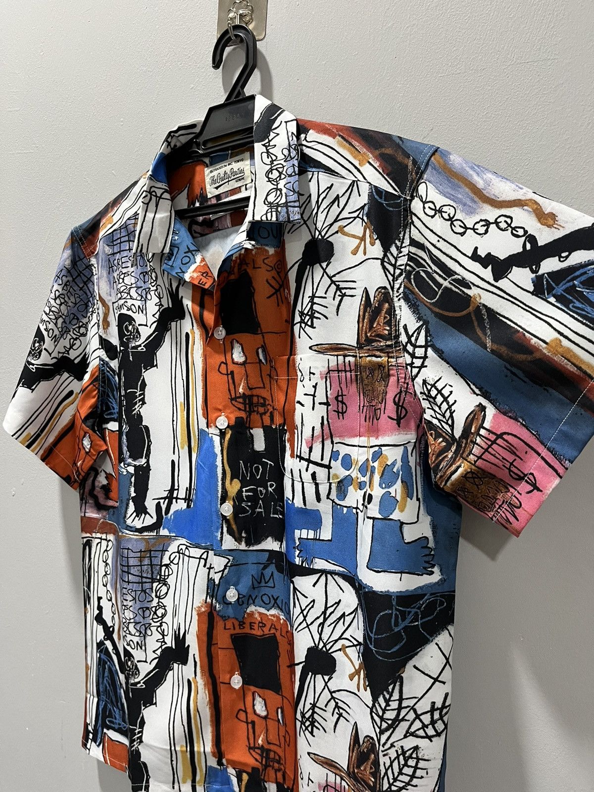 Jean-Michel Basquiat × Wacko Maria Wacko Maria X Jean-Michel Basquit X Guity Parties shirt Size US M / EU 48-50 / 2 - 5 Thumbnail