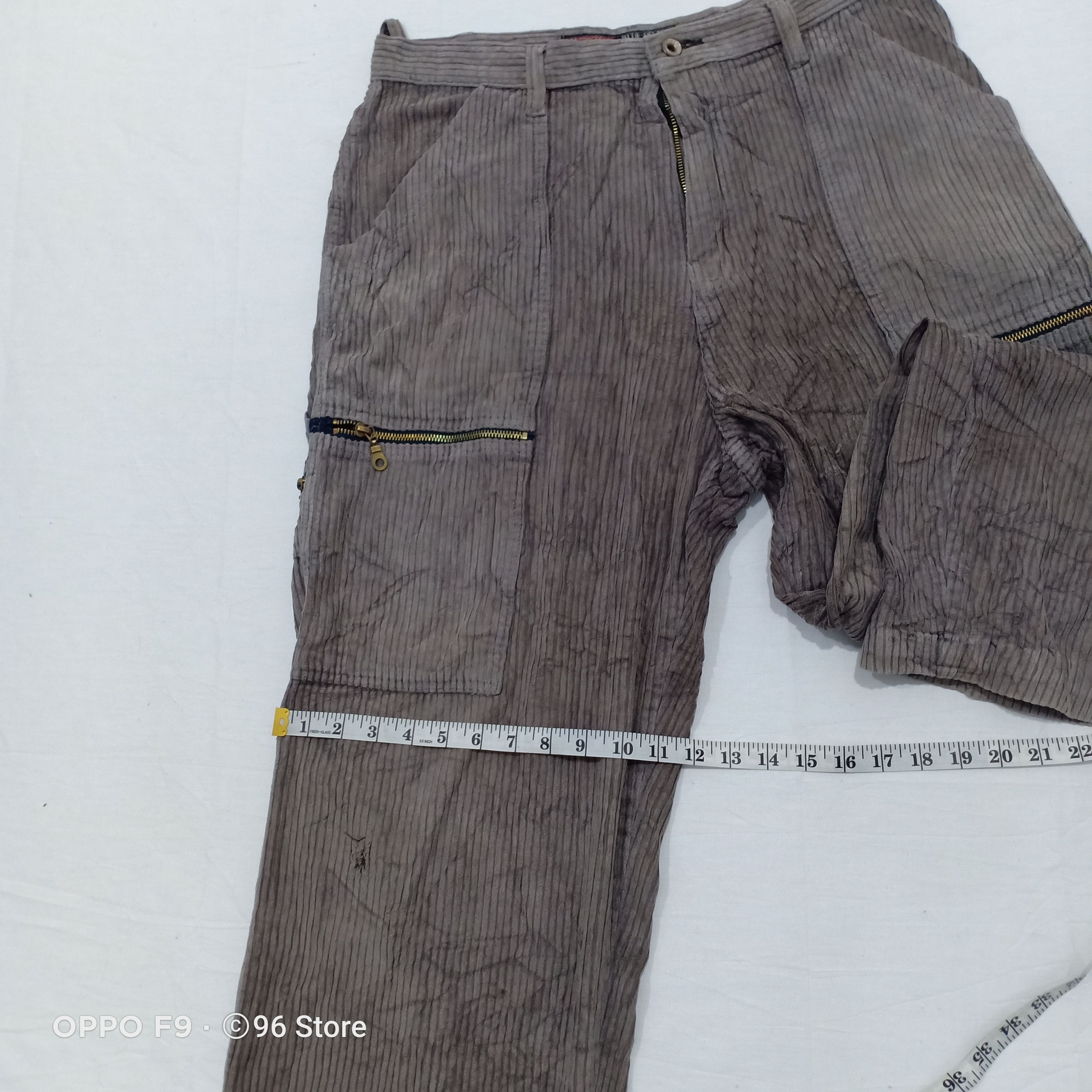 Japanese Brand Japanese Blue Sketch Corduroy Cargo Pant Size US 33 - 17 Thumbnail