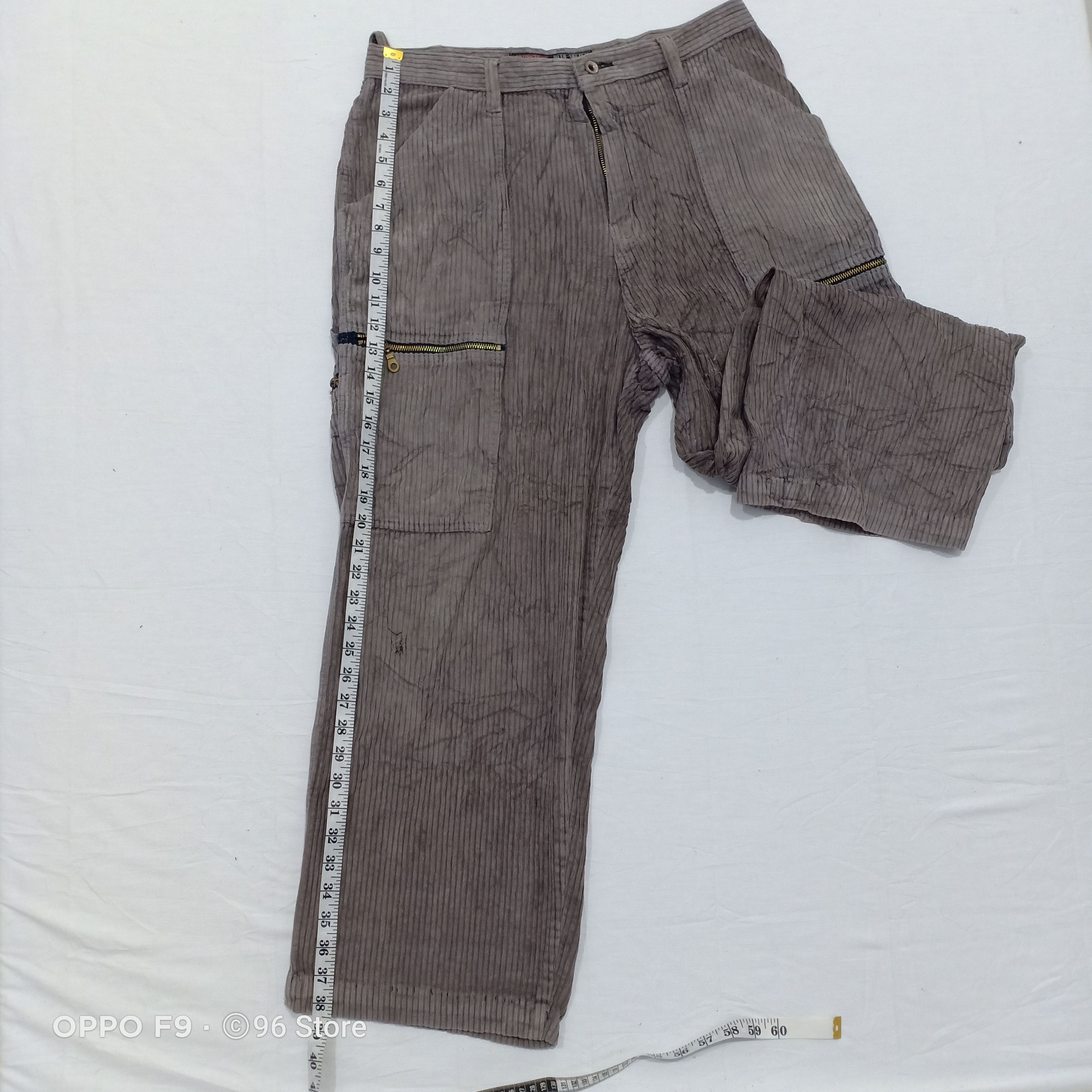 Japanese Brand Japanese Blue Sketch Corduroy Cargo Pant Size US 33 - 16 Thumbnail
