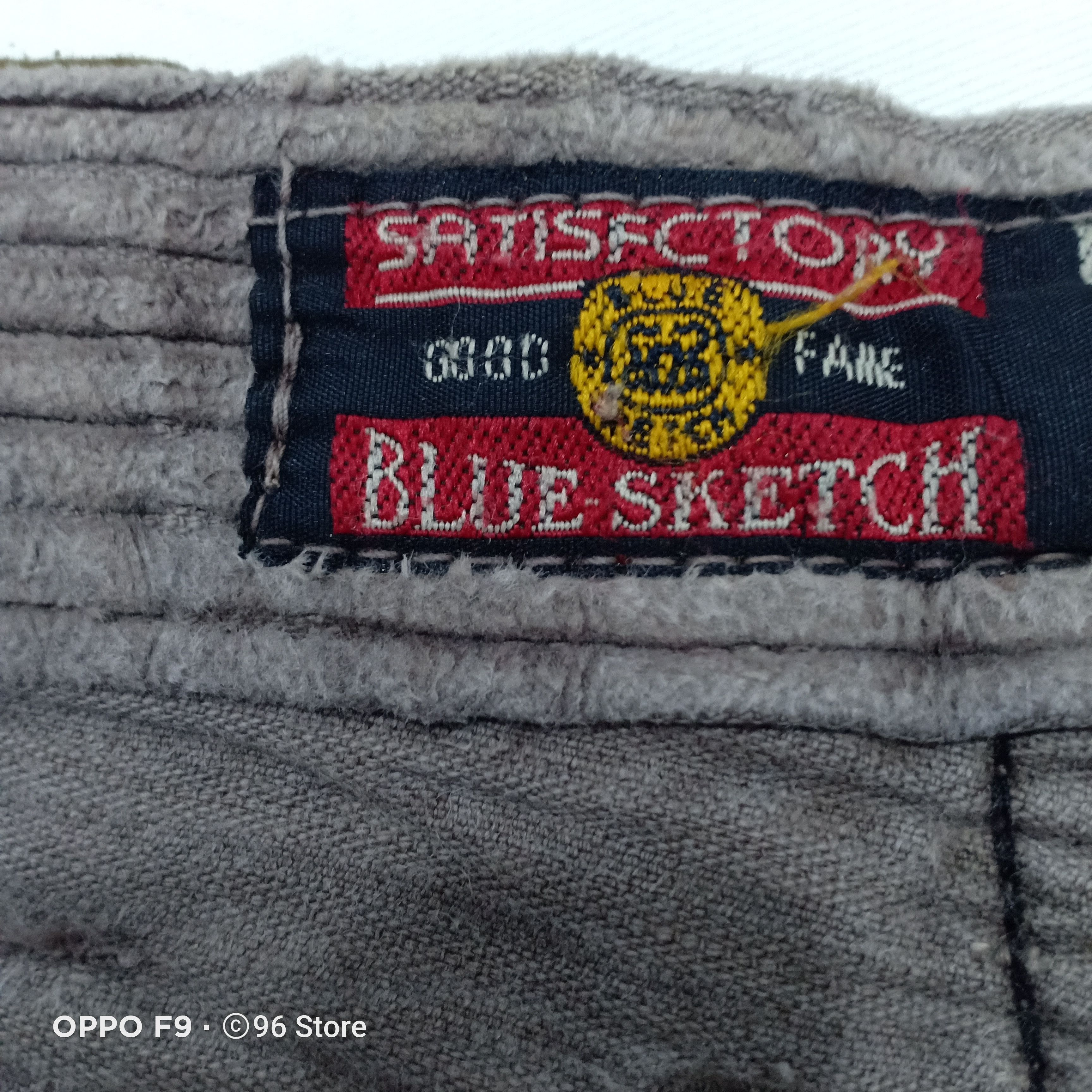 Japanese Brand Japanese Blue Sketch Corduroy Cargo Pant Size US 33 - 6 Thumbnail