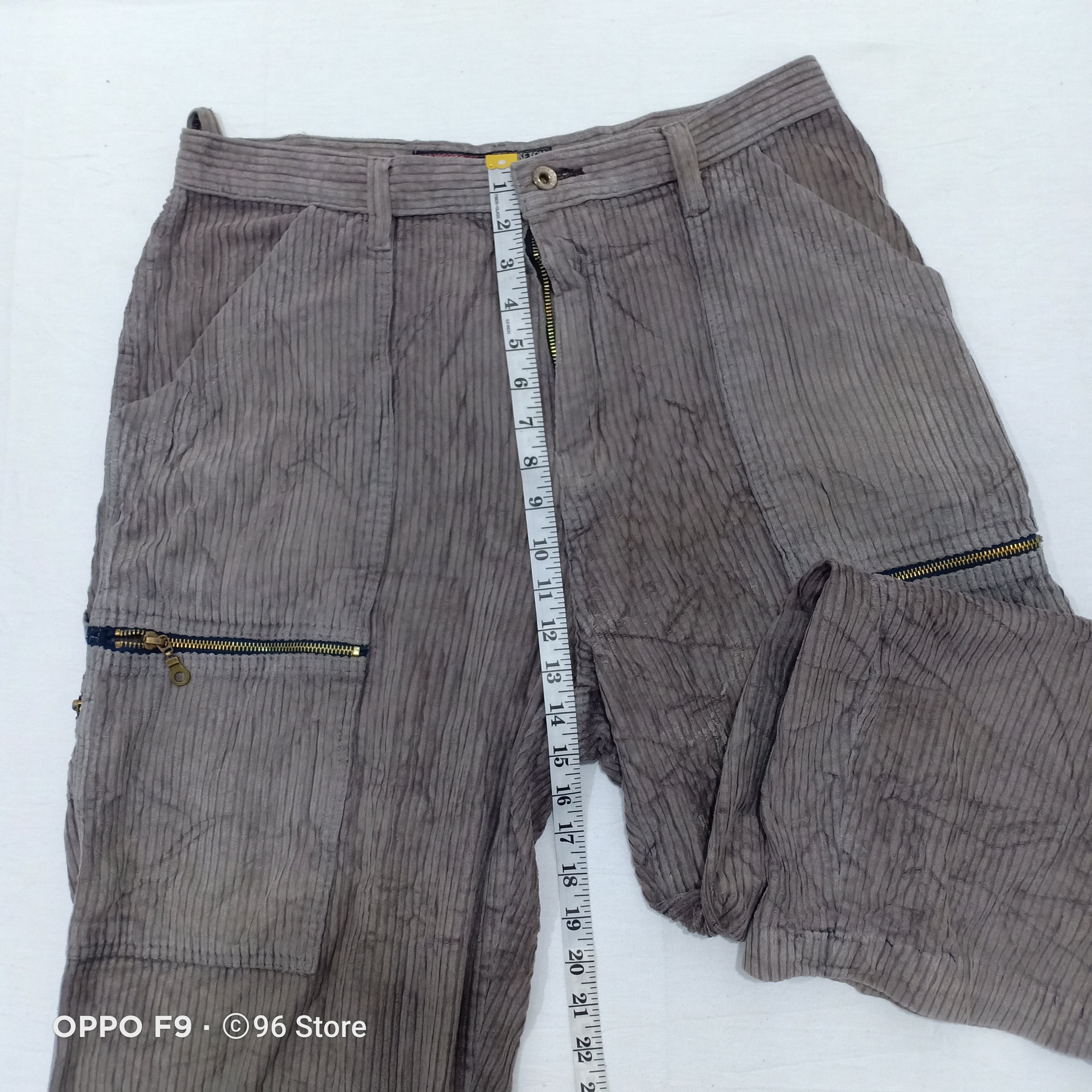 Japanese Brand Japanese Blue Sketch Corduroy Cargo Pant Size US 33 - 14 Thumbnail