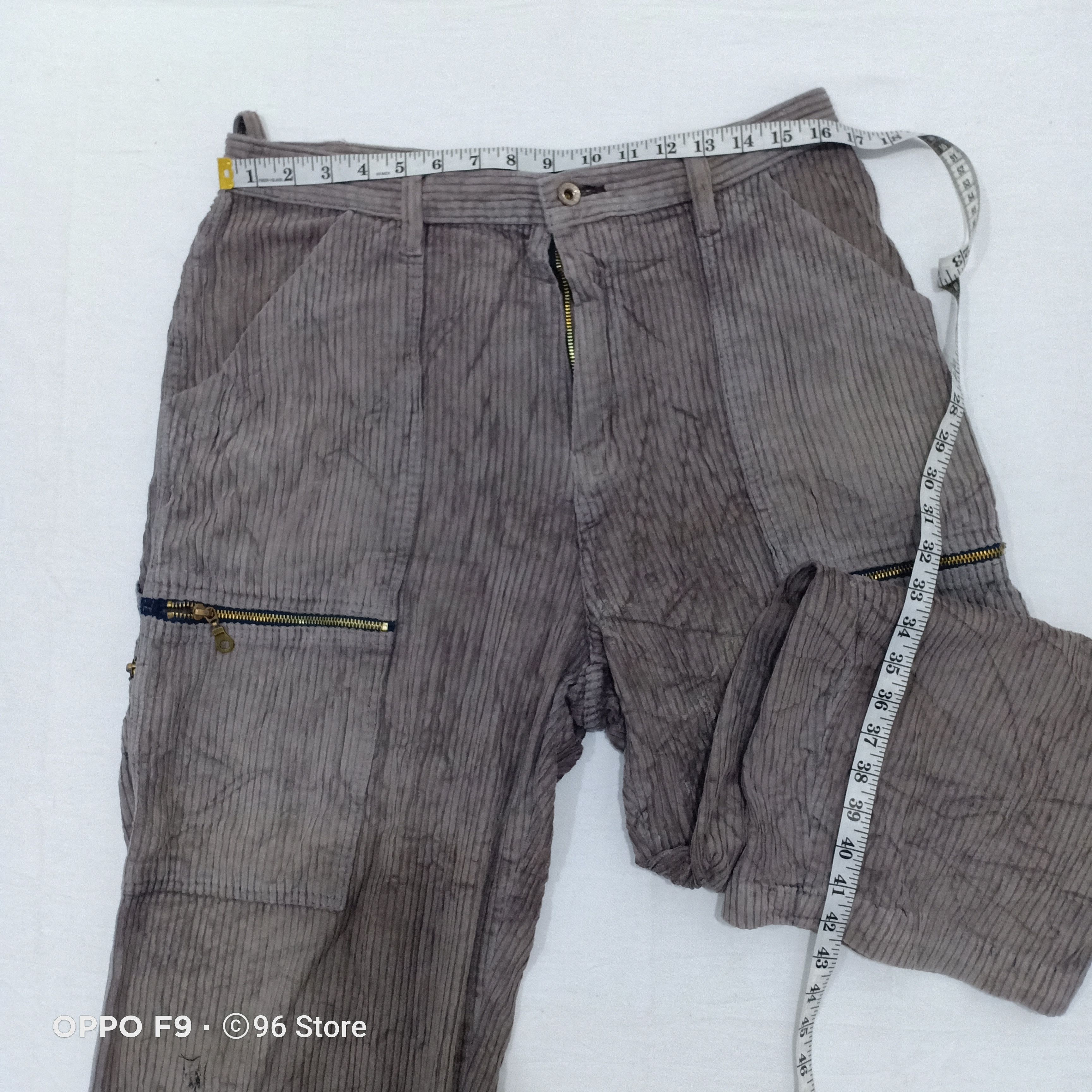 Japanese Brand Japanese Blue Sketch Corduroy Cargo Pant Size US 33 - 13 Thumbnail