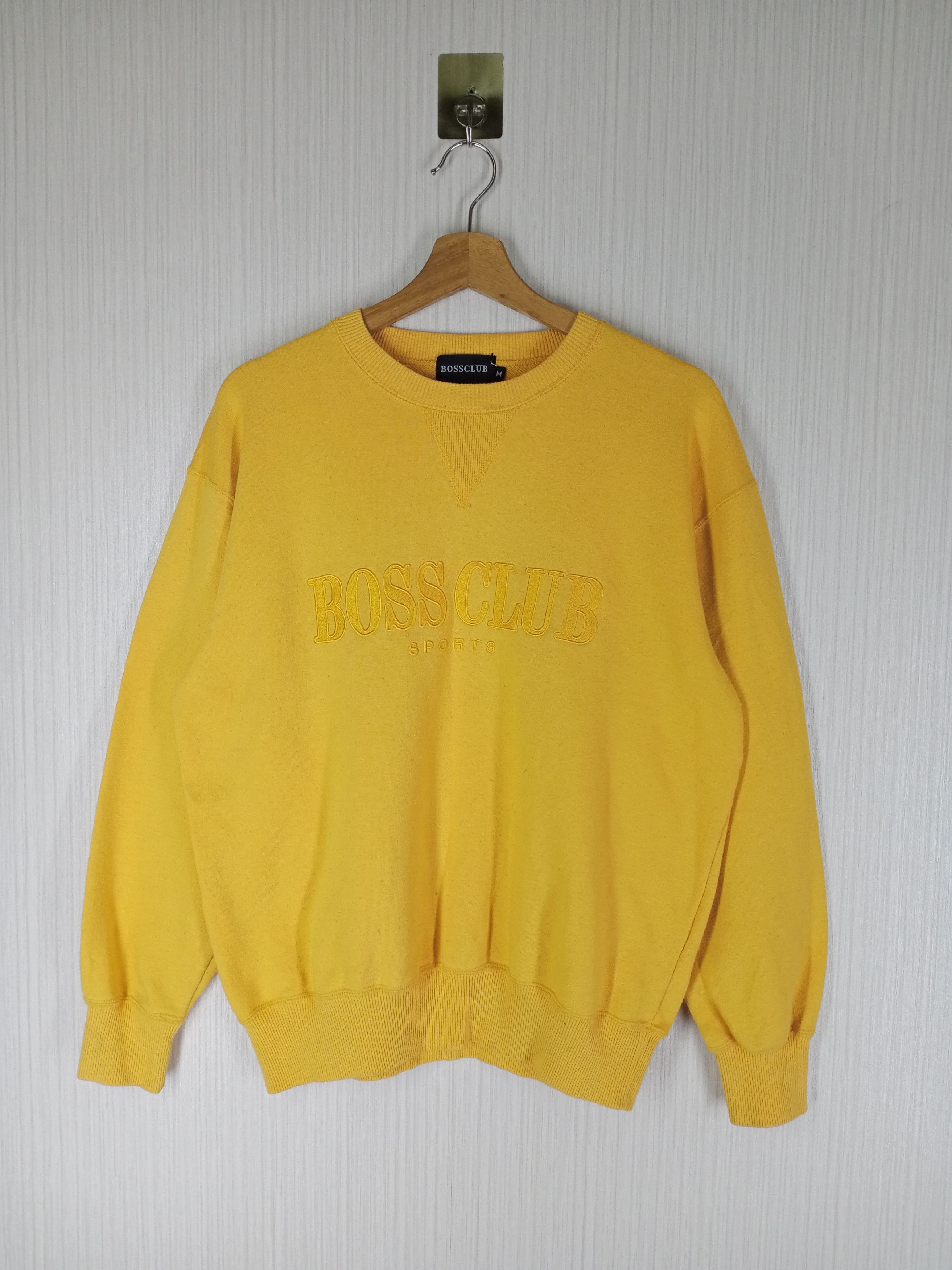 Hugo Boss Vintage Boss Club Sport Embroidery Big Logo Crewneck Size US M / EU 48-50 / 2 - 1 Thumbnail