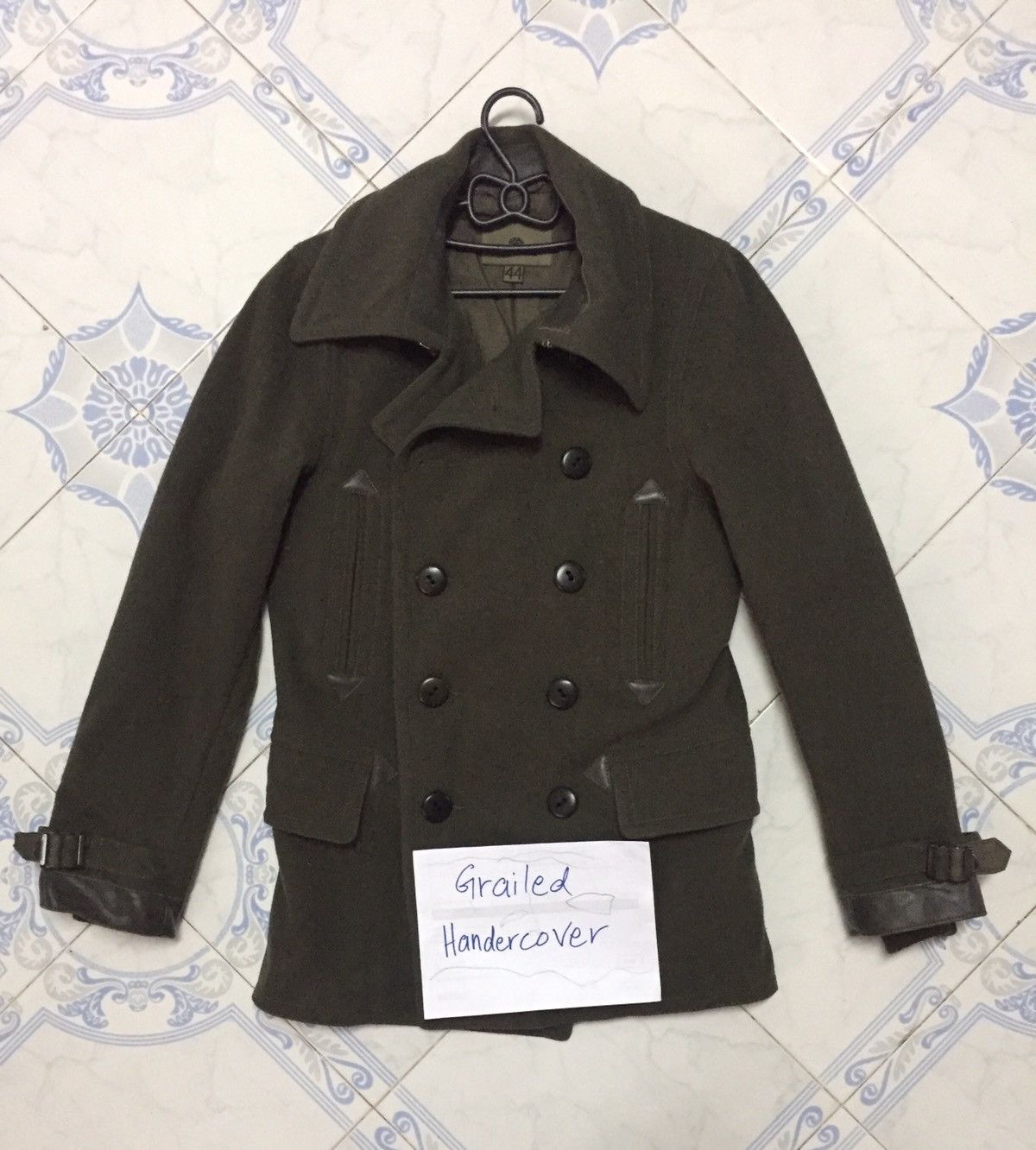 Nigel Cabourn RARE Vtg 90s Nigel Cabourn Wool & Nylon Military Style Coat Size US S / EU 44-46 / 1 - 10 Thumbnail